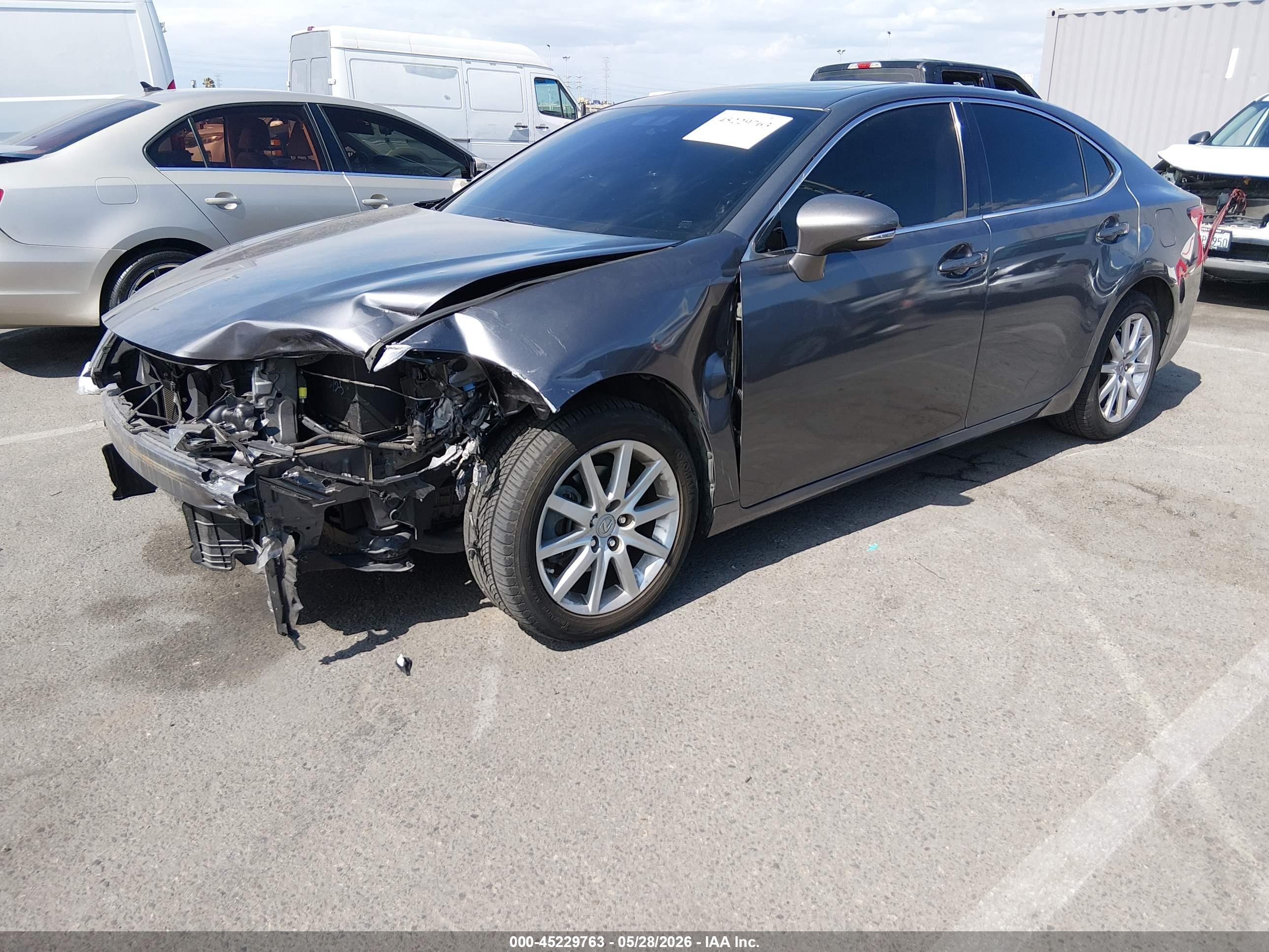 2015 Lexus Es 350 Gray vin: JTHBK1GG4F2190442