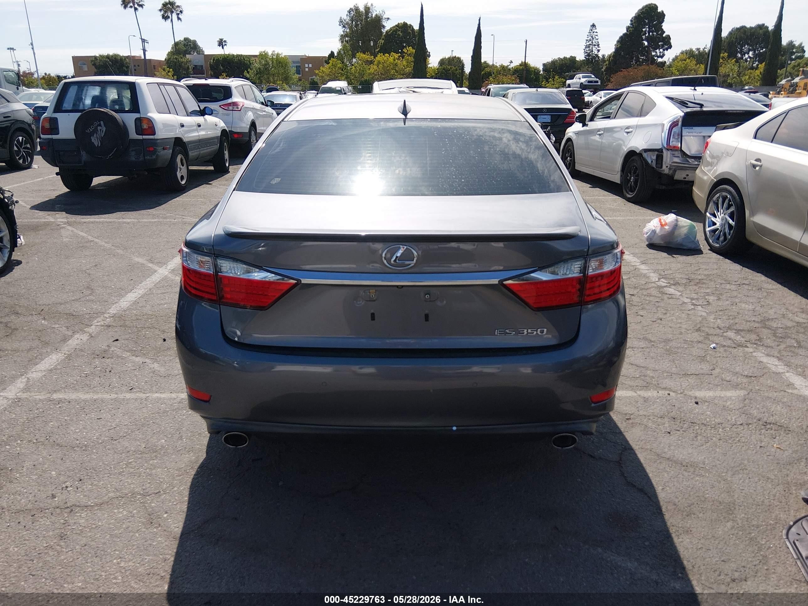 2015 Lexus Es 350 Gray vin: JTHBK1GG4F2190442