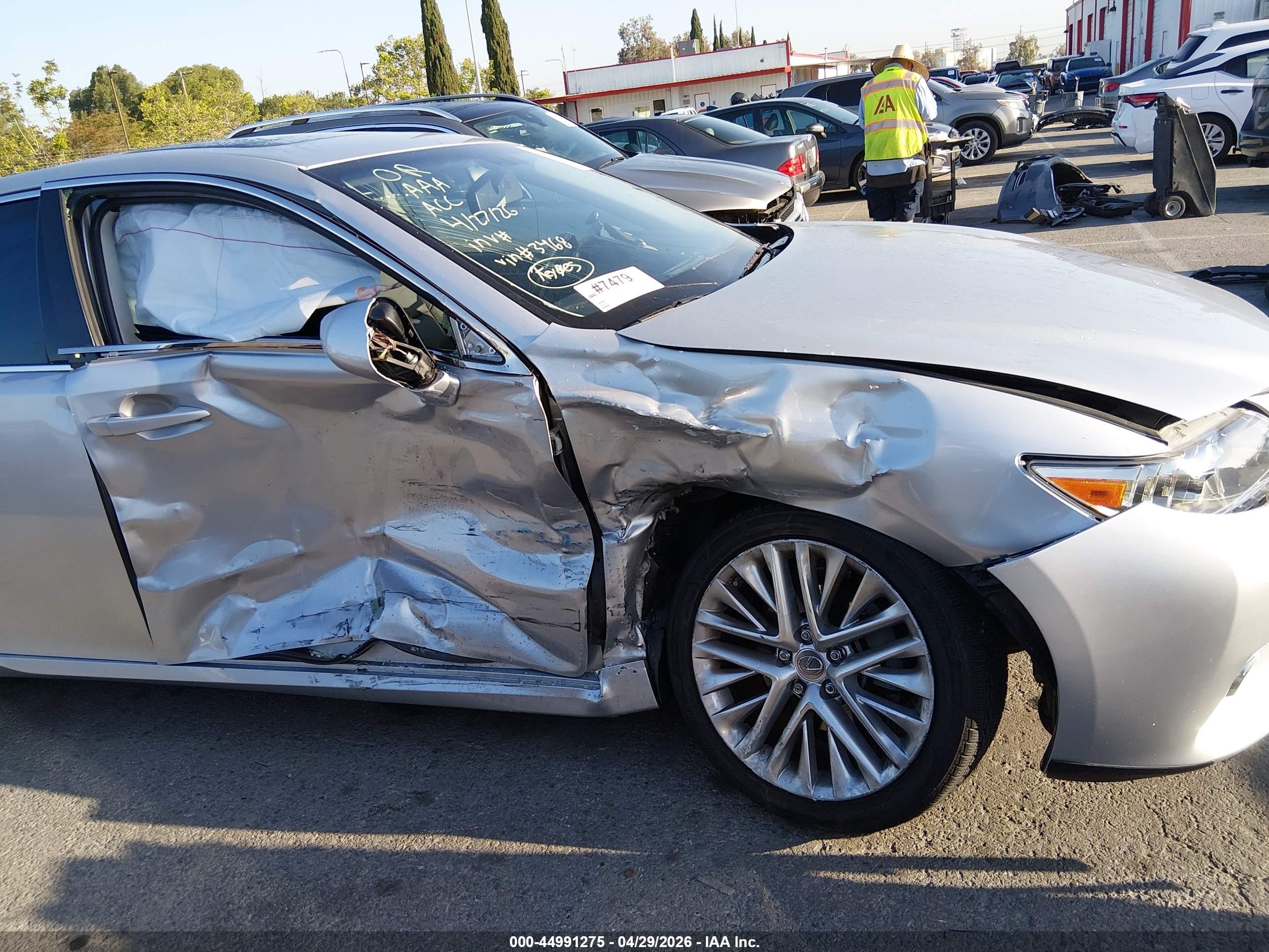 2015 Lexus Es 350 Gray vin: JTHBK1GG4F2193468