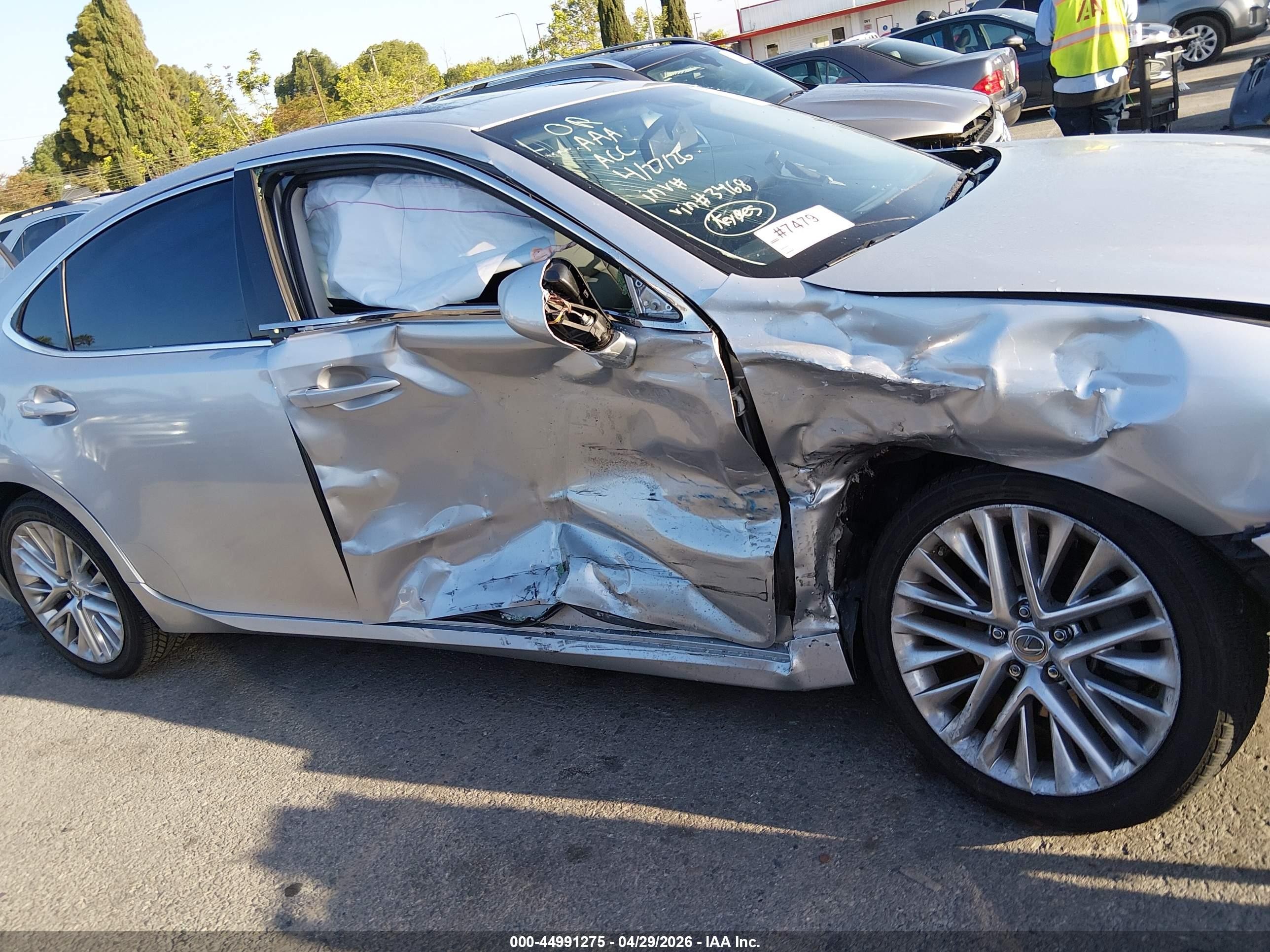 2015 Lexus Es 350 Gray vin: JTHBK1GG4F2193468