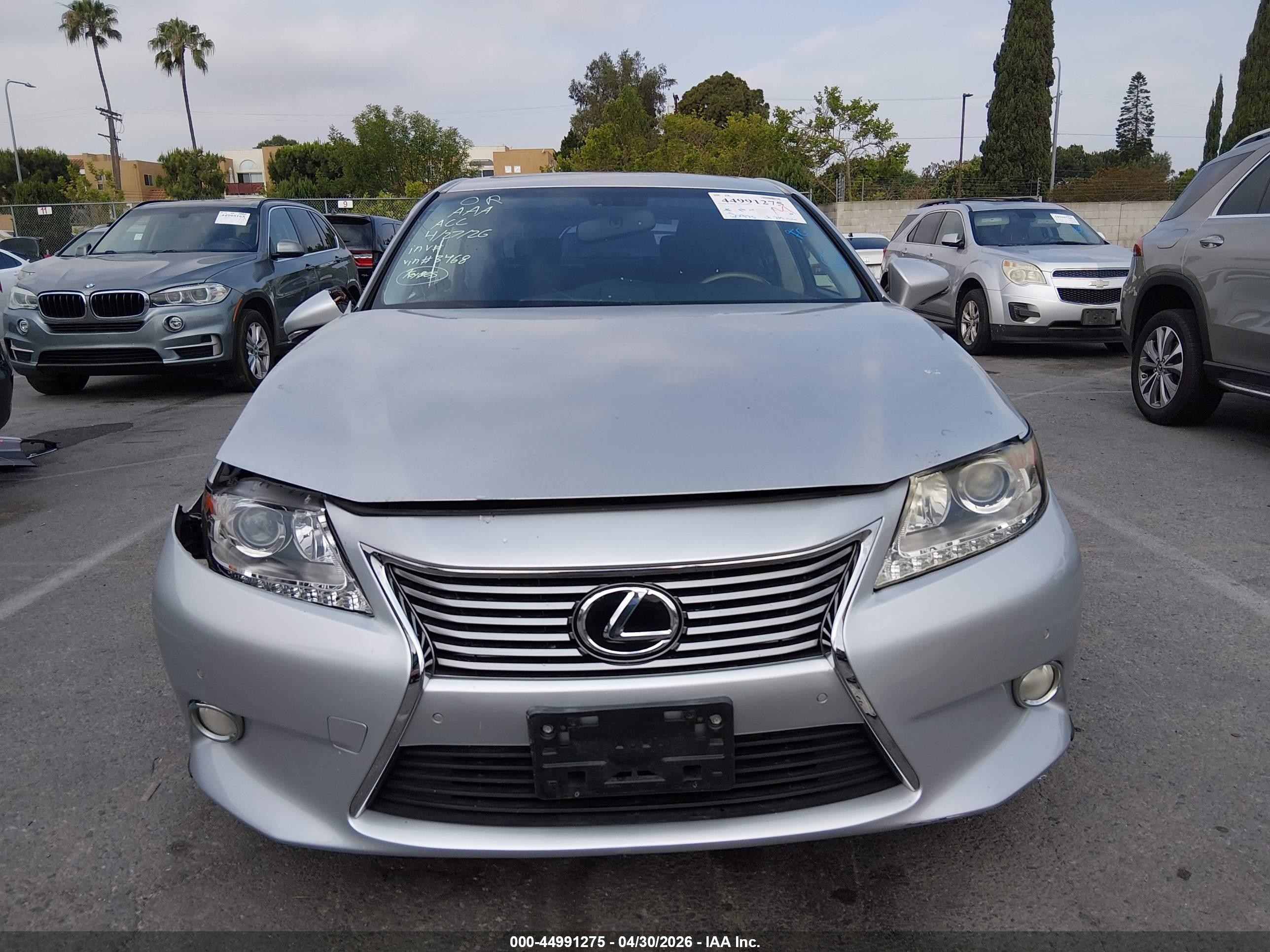 2015 Lexus Es 350 Gray vin: JTHBK1GG4F2193468