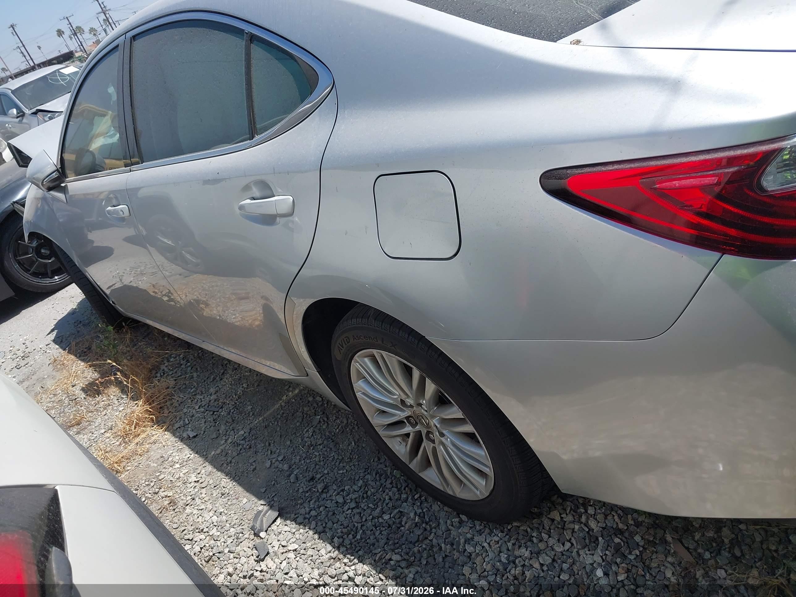 2015 Lexus Es 350 Gray vin: JTHBK1GG4F2195074