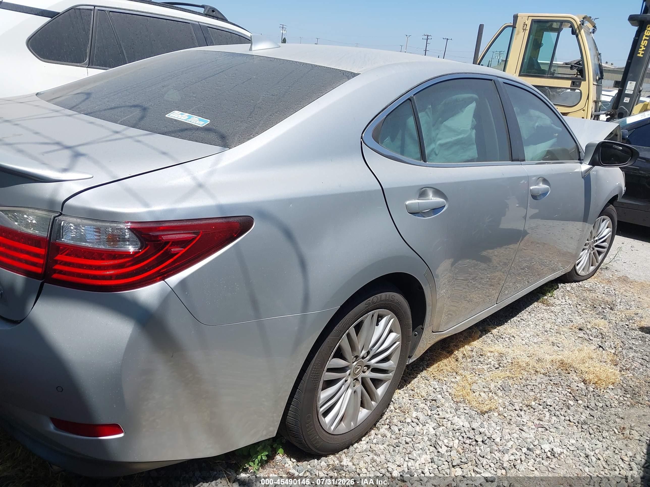 2015 Lexus Es 350 Gray vin: JTHBK1GG4F2195074
