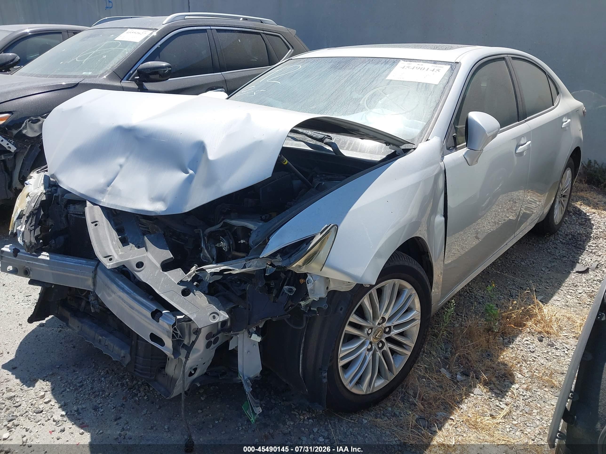 2015 Lexus Es 350 Gray vin: JTHBK1GG4F2195074