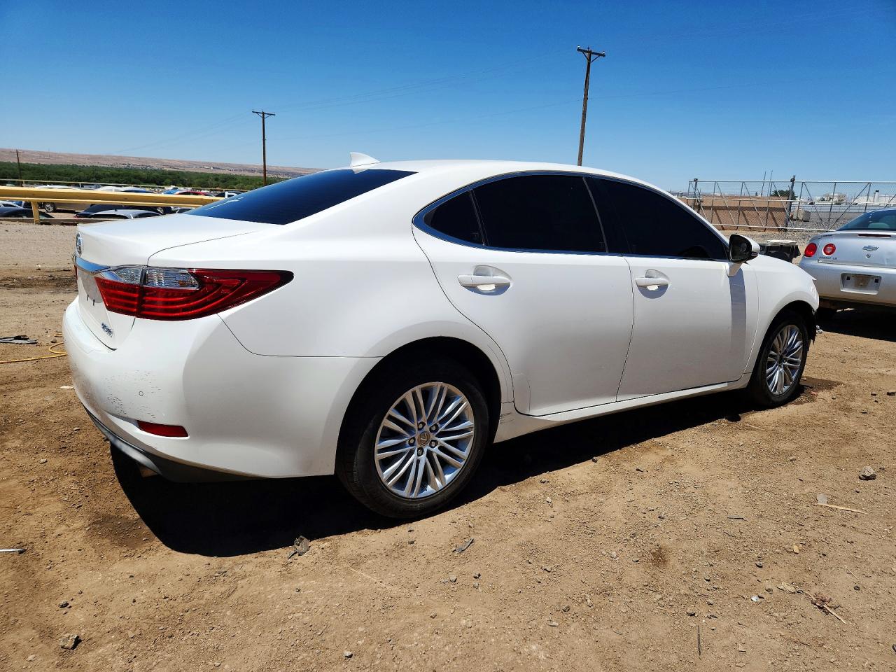 2015 Lexus Es 350 White vin: JTHBK1GG4F2201861