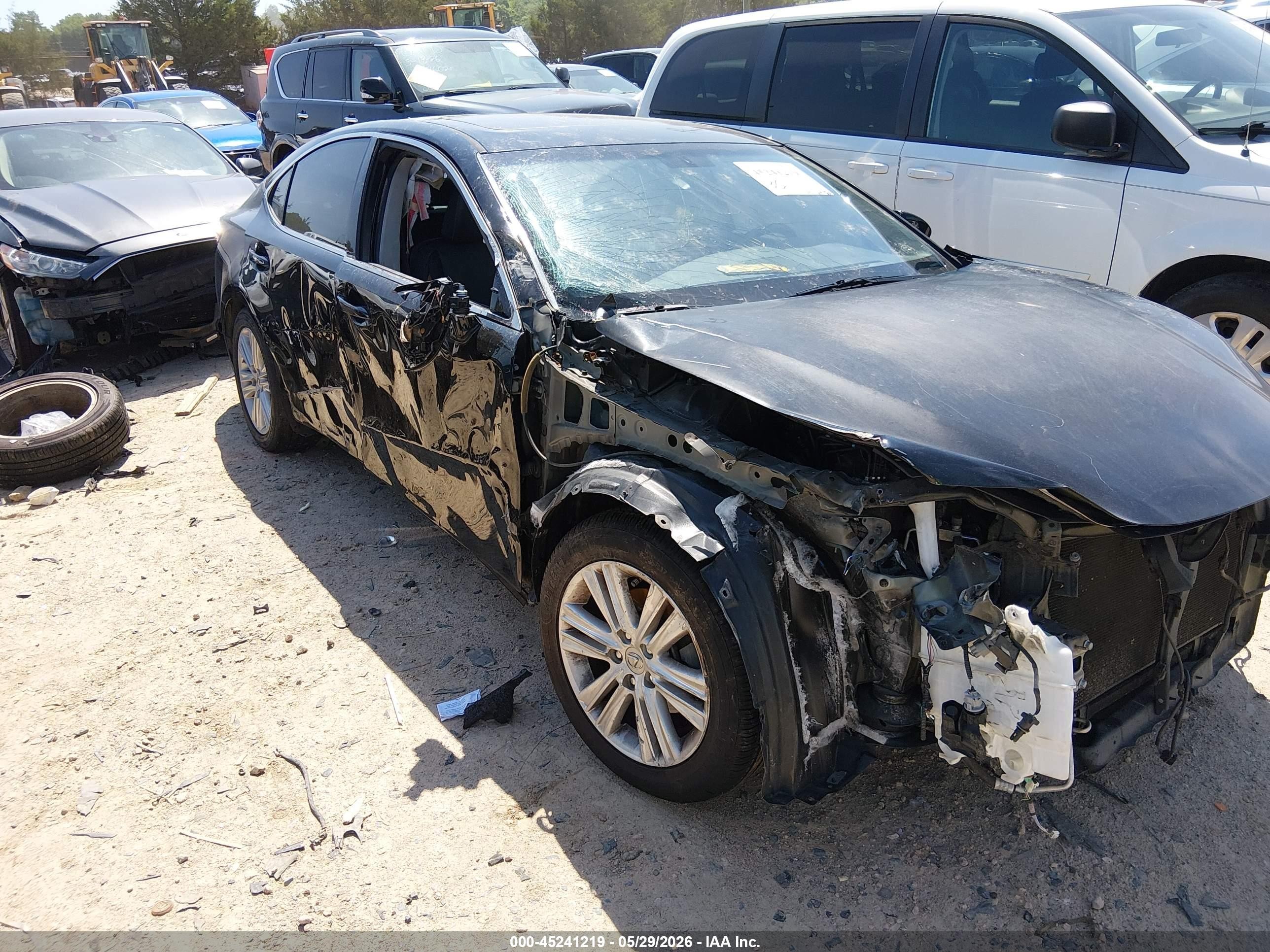 2015 Lexus Es 350   Black vin: JTHBK1GG4F2202590