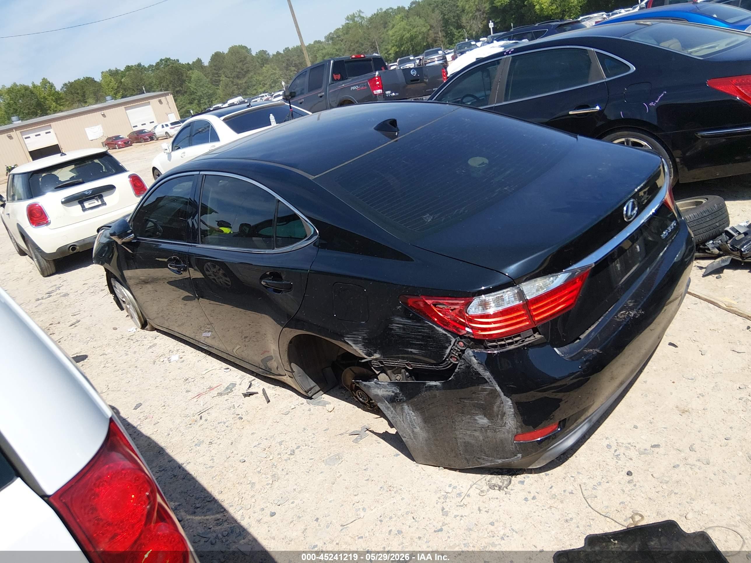 2015 Lexus Es 350   Black vin: JTHBK1GG4F2202590