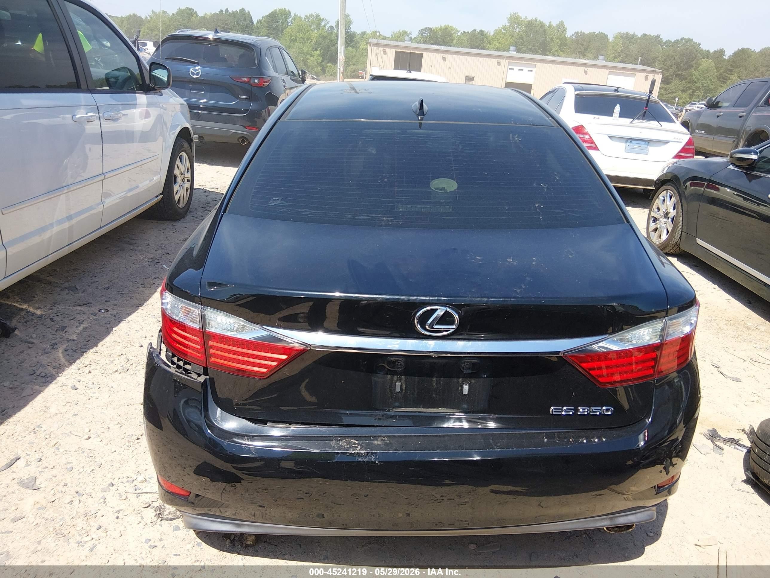 2015 Lexus Es 350   Black vin: JTHBK1GG4F2202590