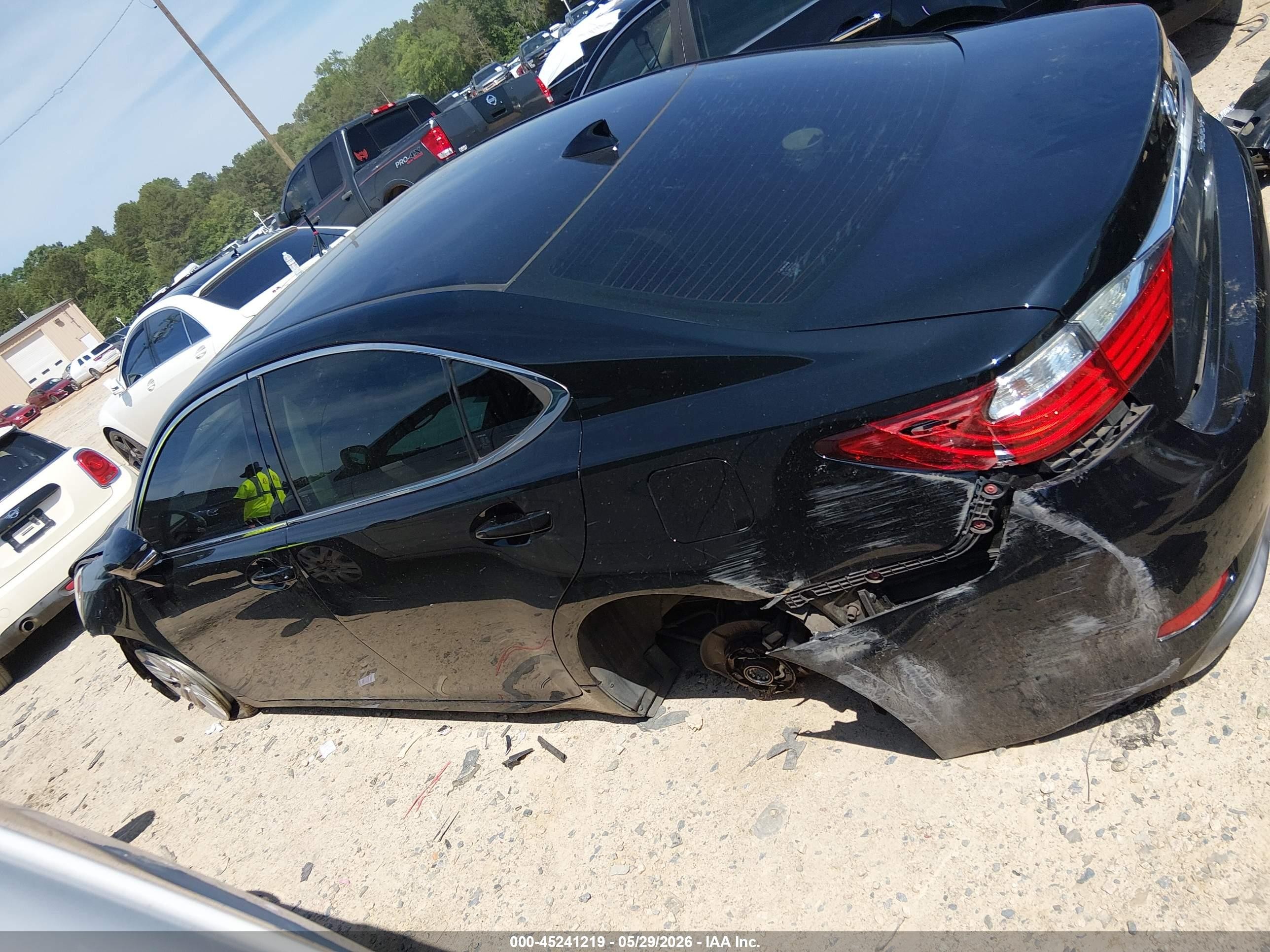 2015 Lexus Es 350   Black vin: JTHBK1GG4F2202590