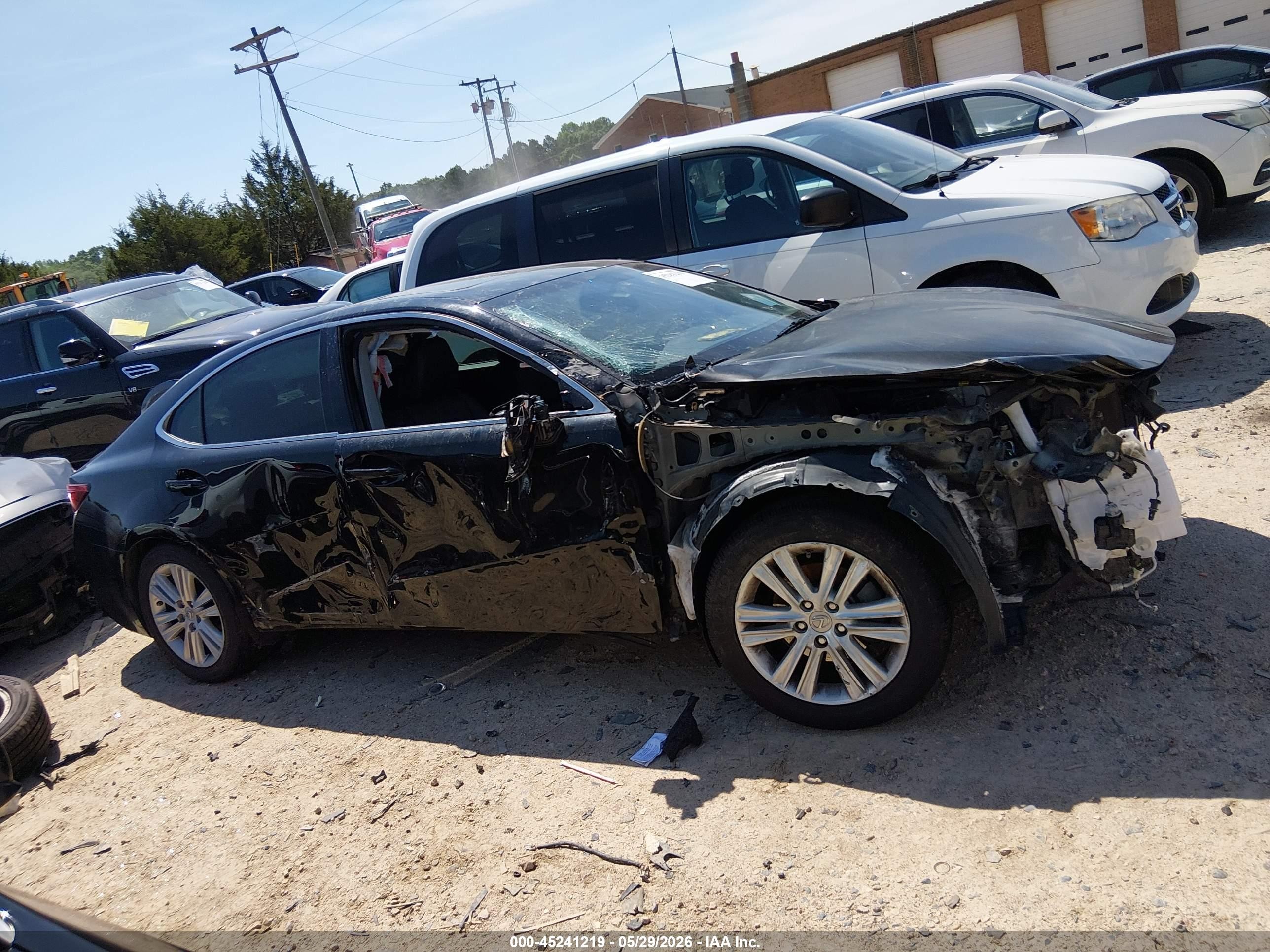 2015 Lexus Es 350   Black vin: JTHBK1GG4F2202590