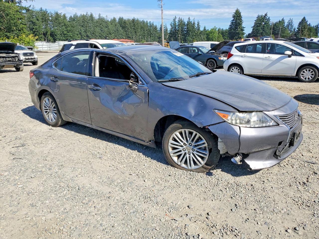 2015 Lexus Es 350 Silver vin: JTHBK1GG4F2209877