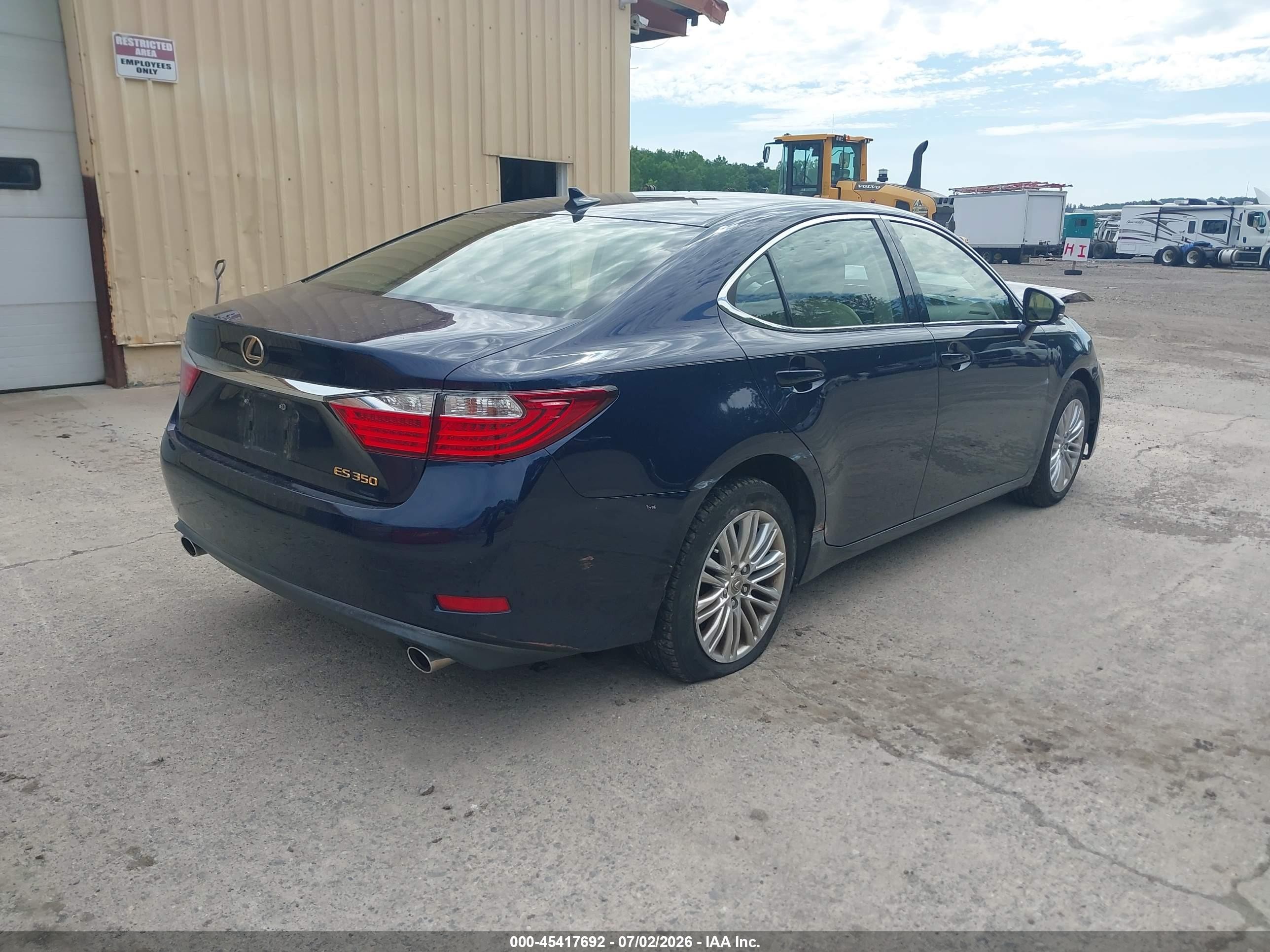 2013 Lexus Es 350   Blue vin: JTHBK1GG5D2004064