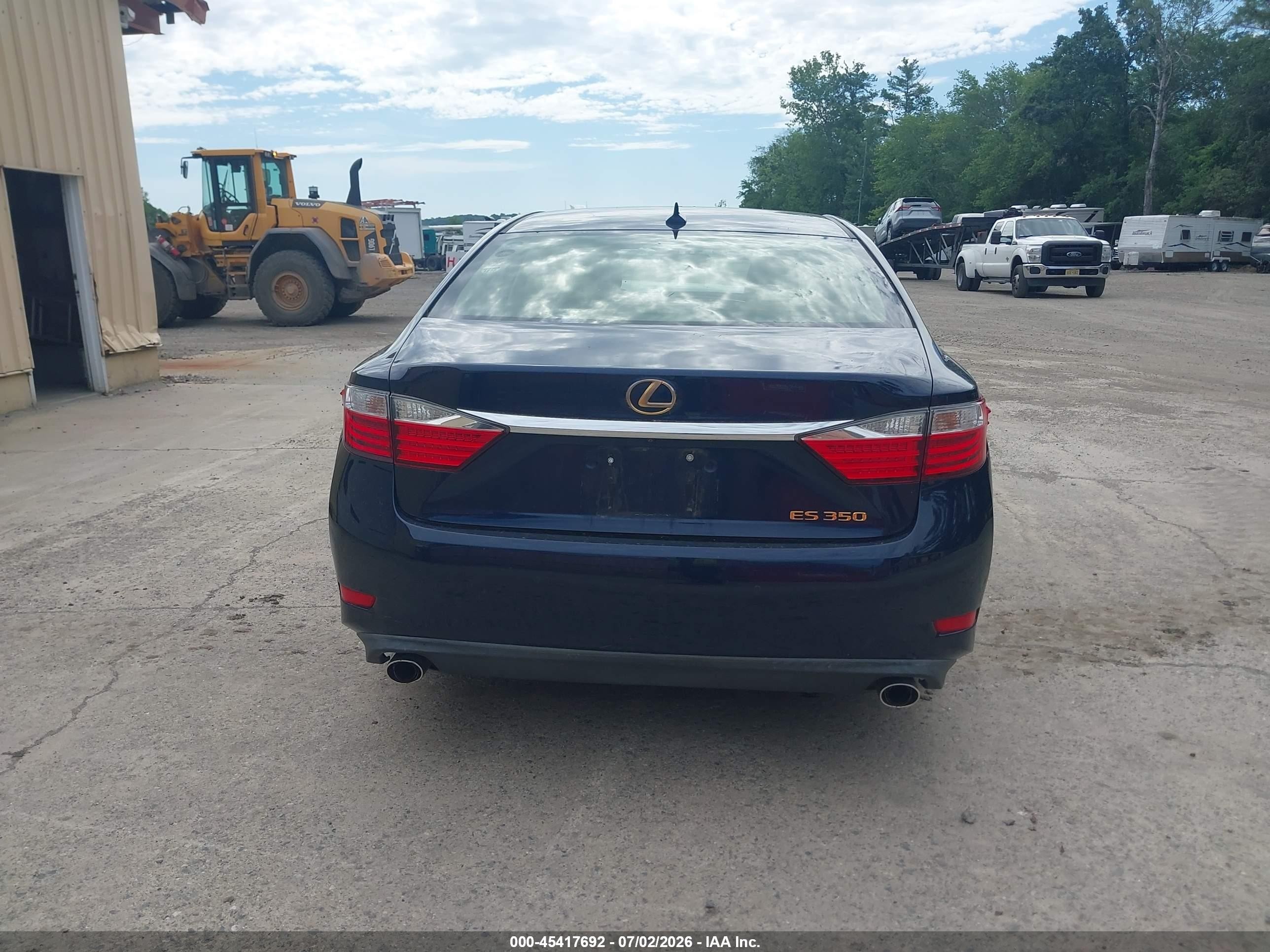 2013 Lexus Es 350   Blue vin: JTHBK1GG5D2004064
