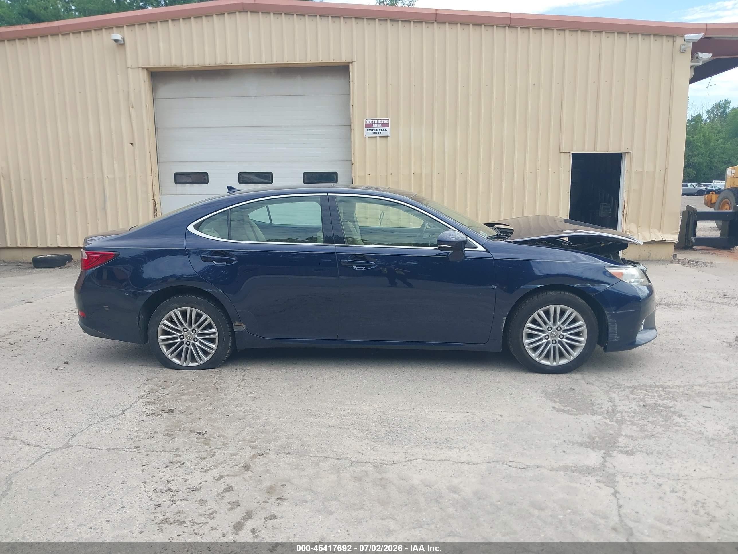 2013 Lexus Es 350   Blue vin: JTHBK1GG5D2004064