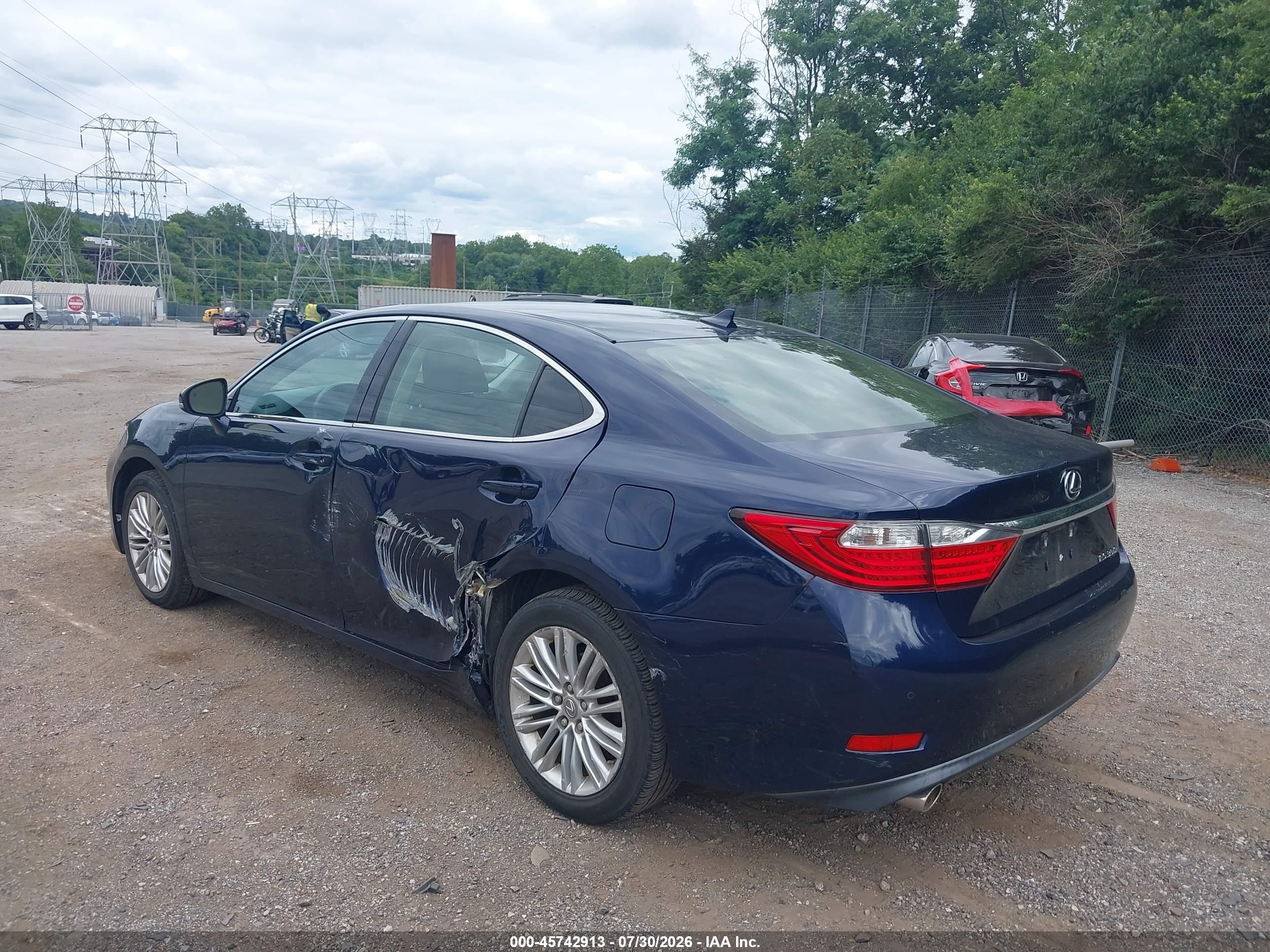 2013 Lexus Es 350   Blue vin: JTHBK1GG5D2005120
