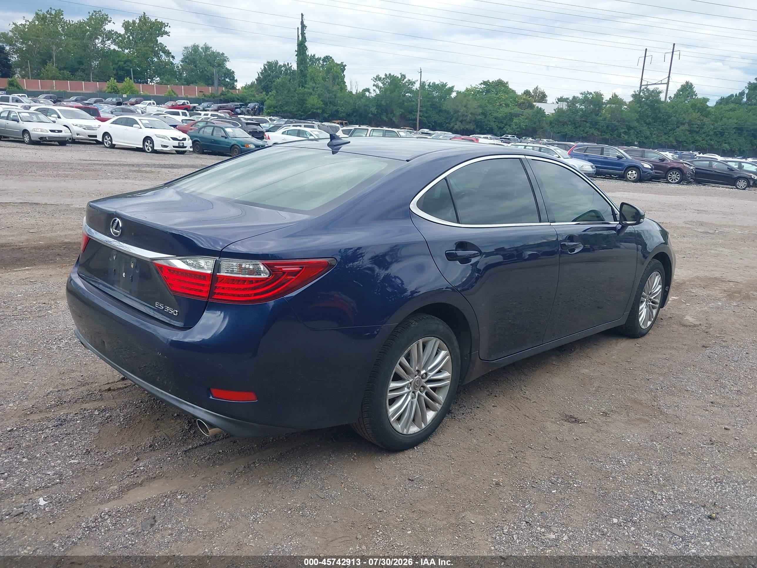2013 Lexus Es 350   Blue vin: JTHBK1GG5D2005120