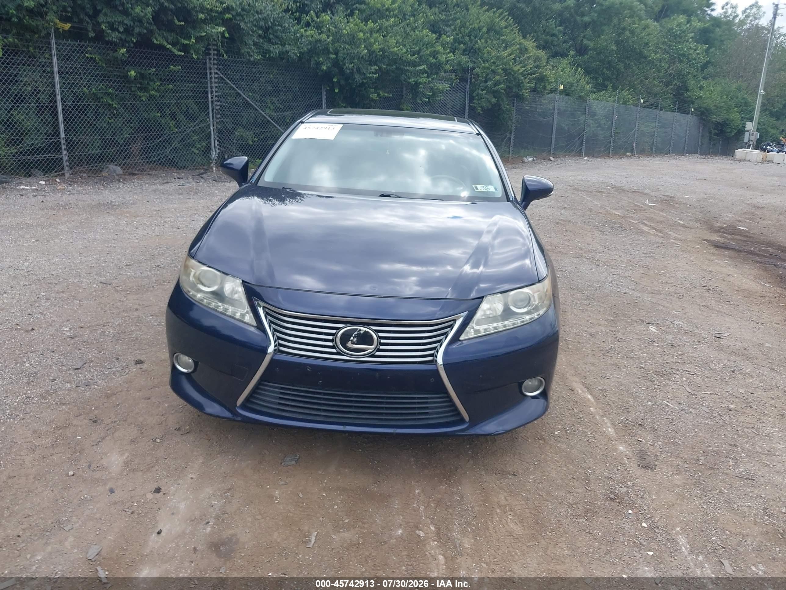 2013 Lexus Es 350   Blue vin: JTHBK1GG5D2005120