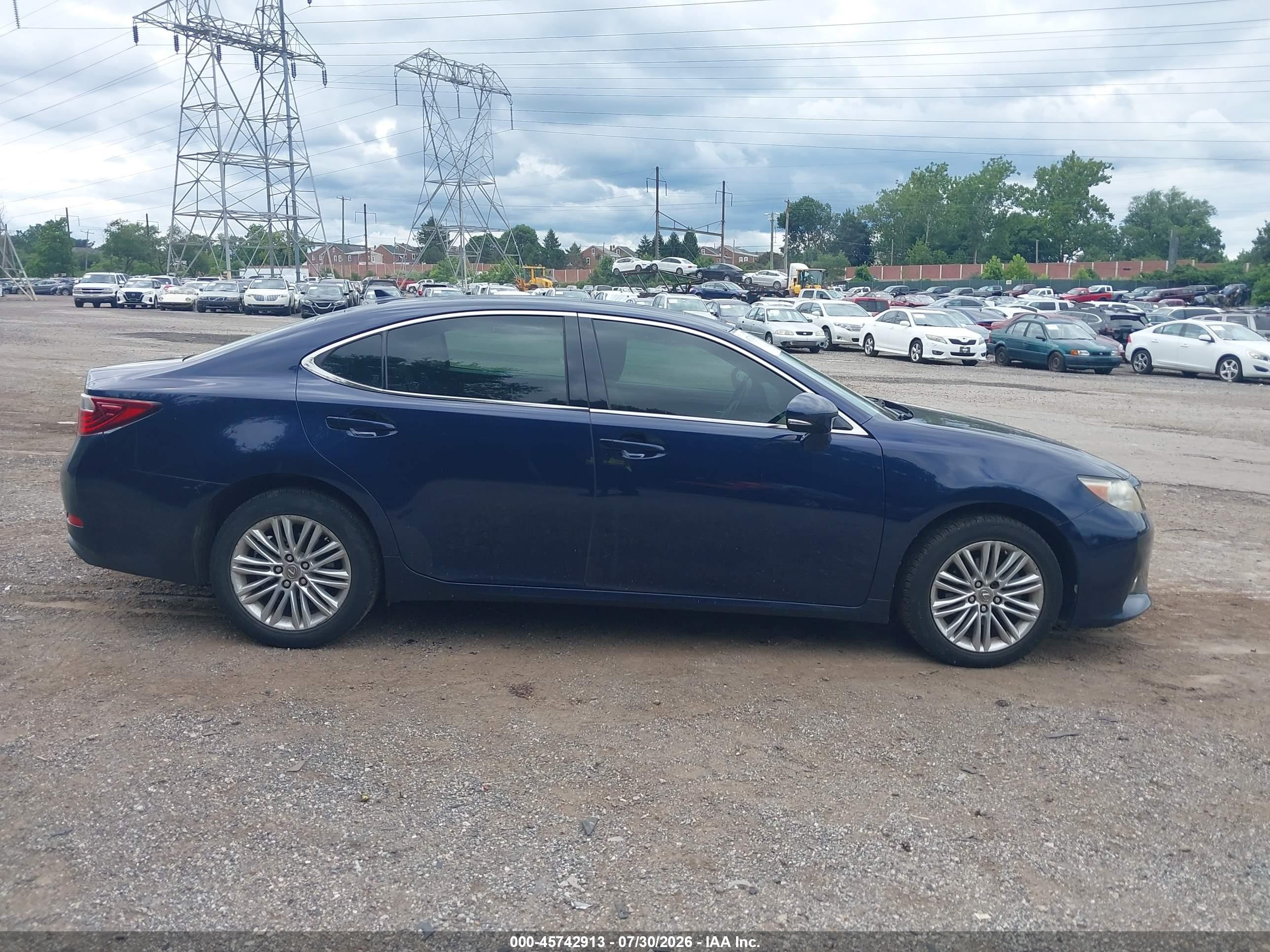 2013 Lexus Es 350   Blue vin: JTHBK1GG5D2005120