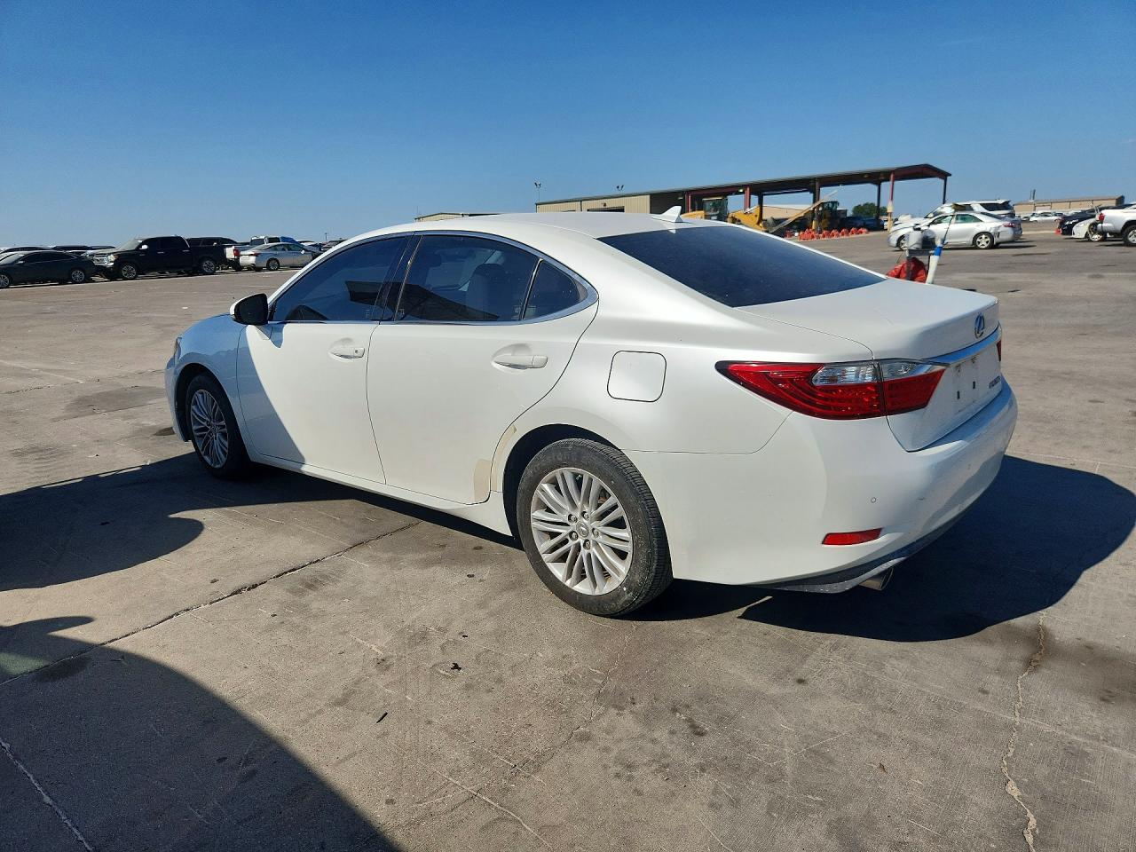 2013 Lexus Es 350 Base White vin: JTHBK1GG5D2015274