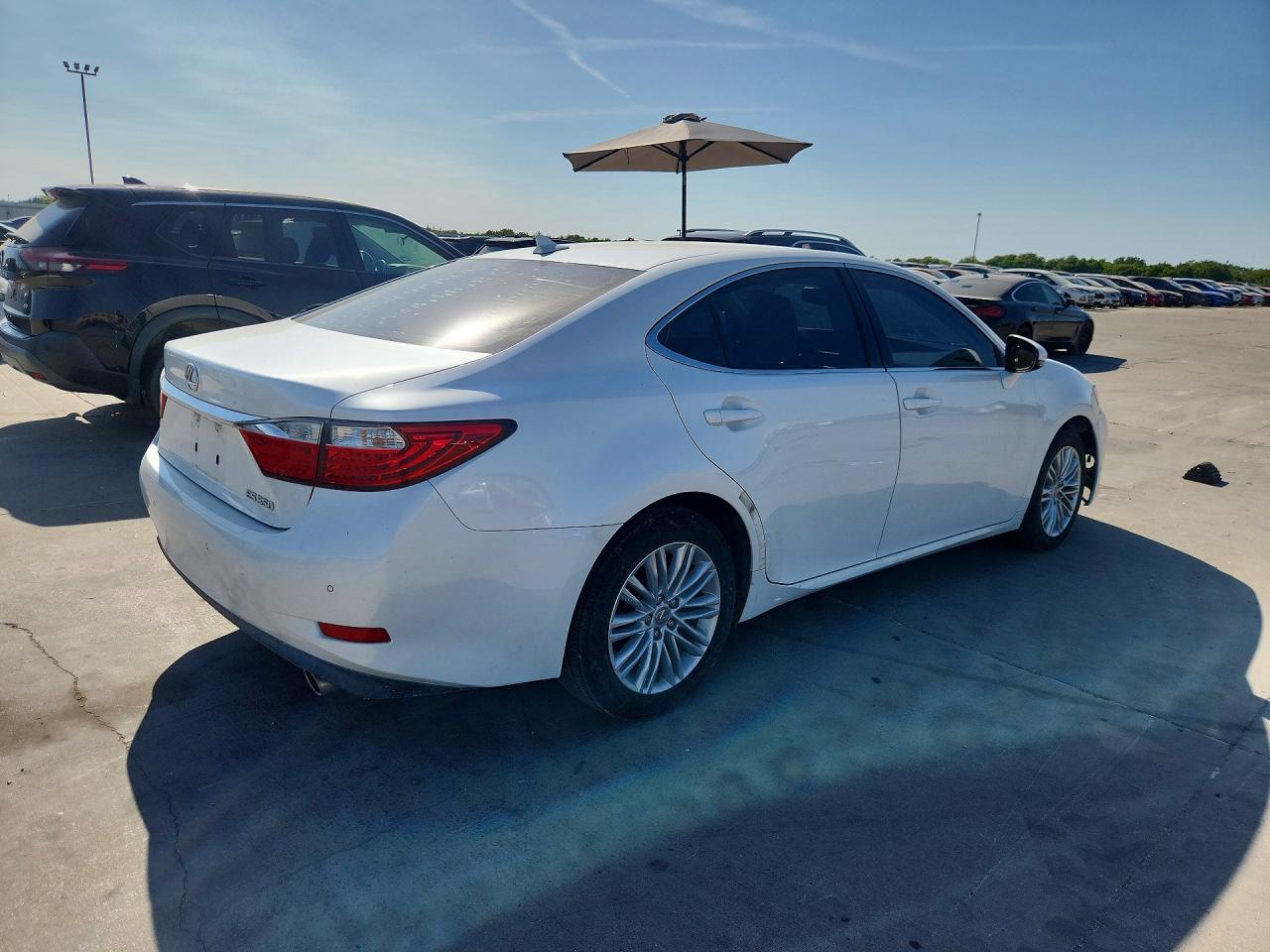 2013 Lexus Es 350 Base White vin: JTHBK1GG5D2015274
