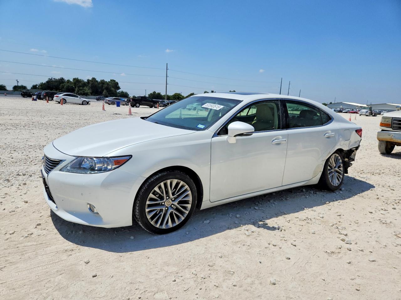 2013 Lexus Es 350 White vin: JTHBK1GG5D2025397