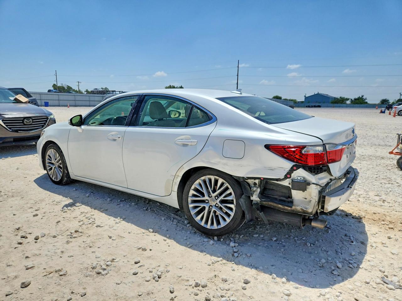 2013 Lexus Es 350 White vin: JTHBK1GG5D2025397