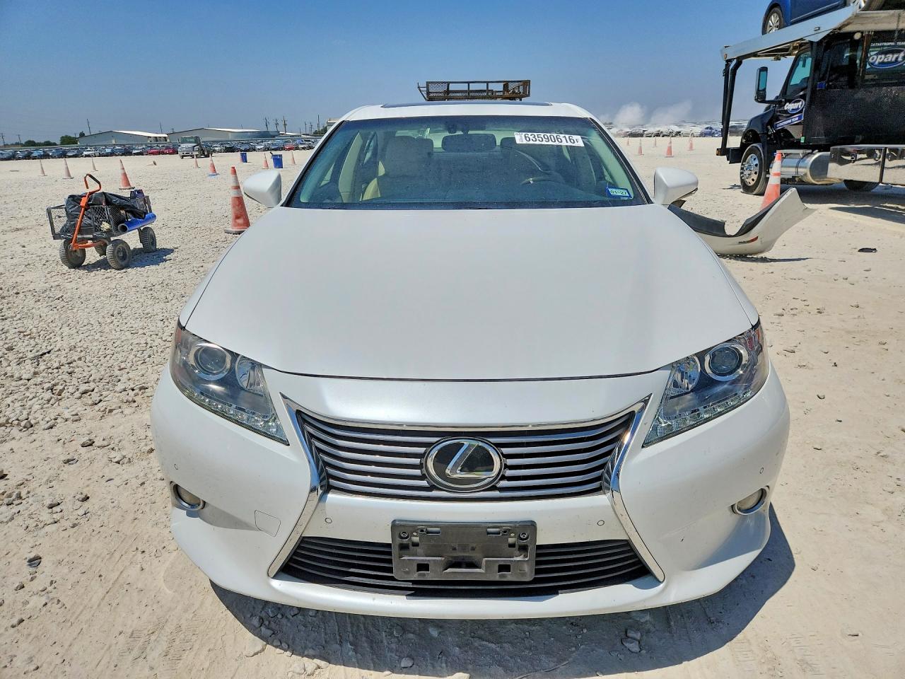 2013 Lexus Es 350 White vin: JTHBK1GG5D2025397