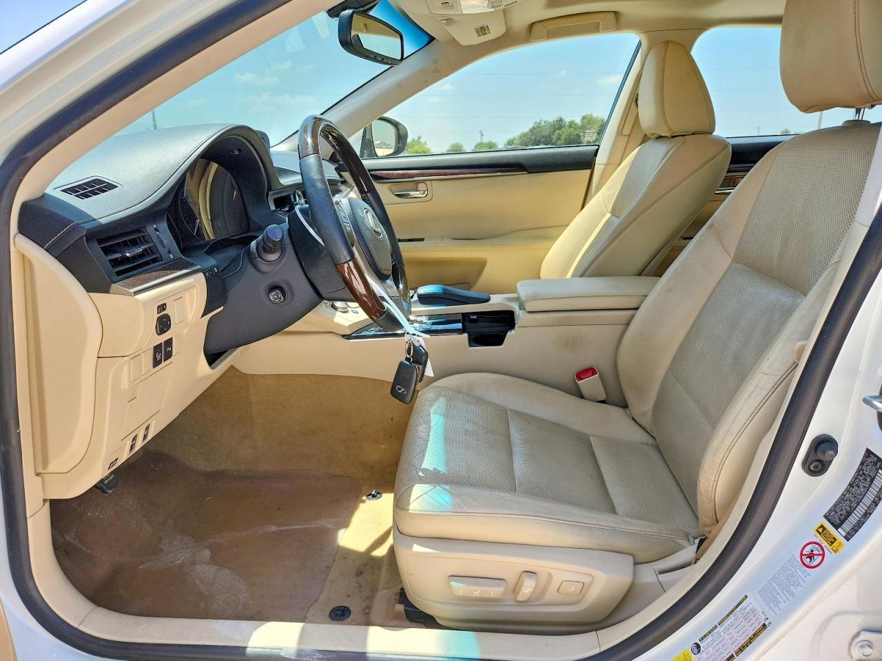 2013 Lexus Es 350 White vin: JTHBK1GG5D2025397