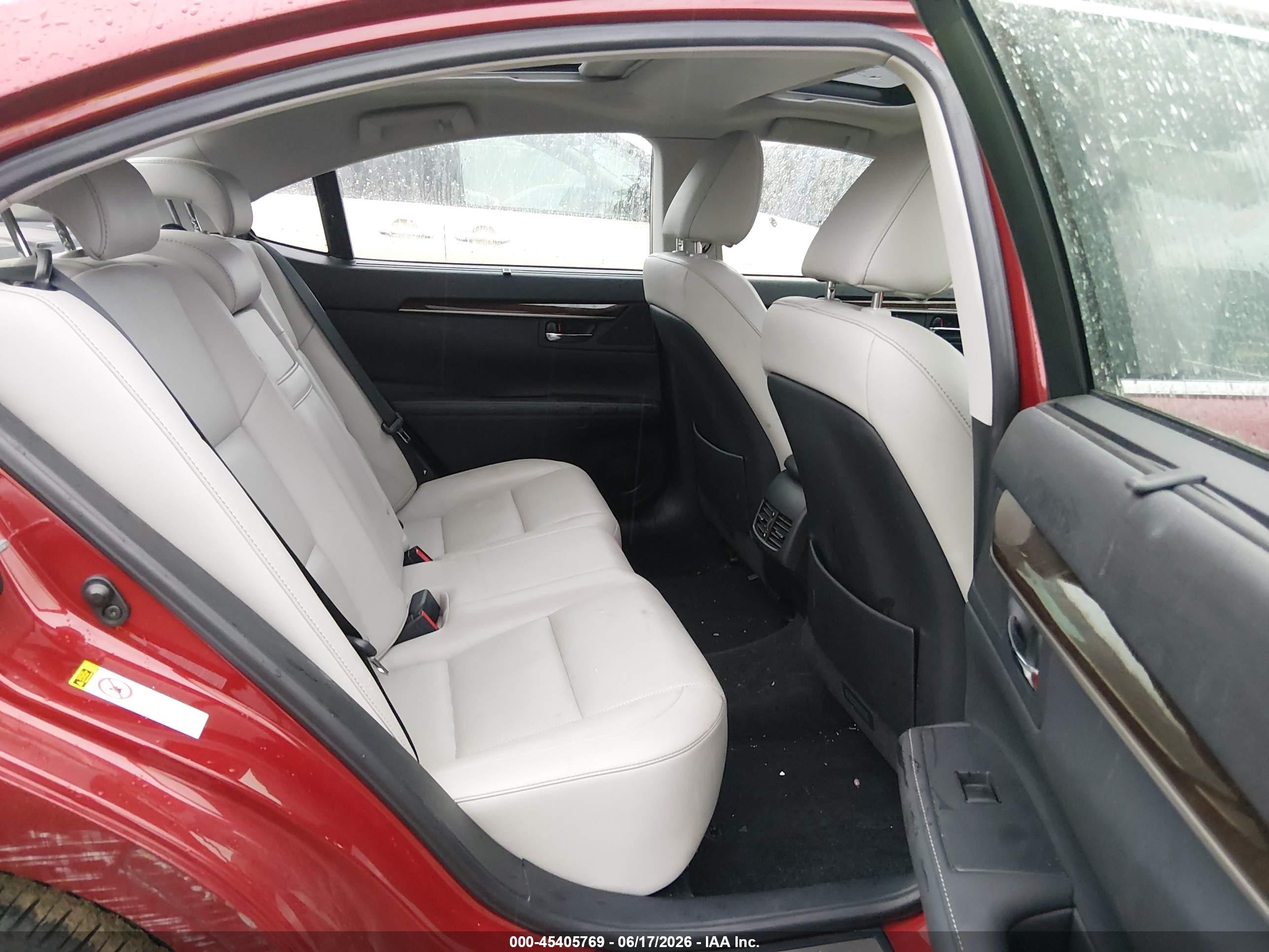 2013 Lexus Es 350   Red vin: JTHBK1GG5D2025416