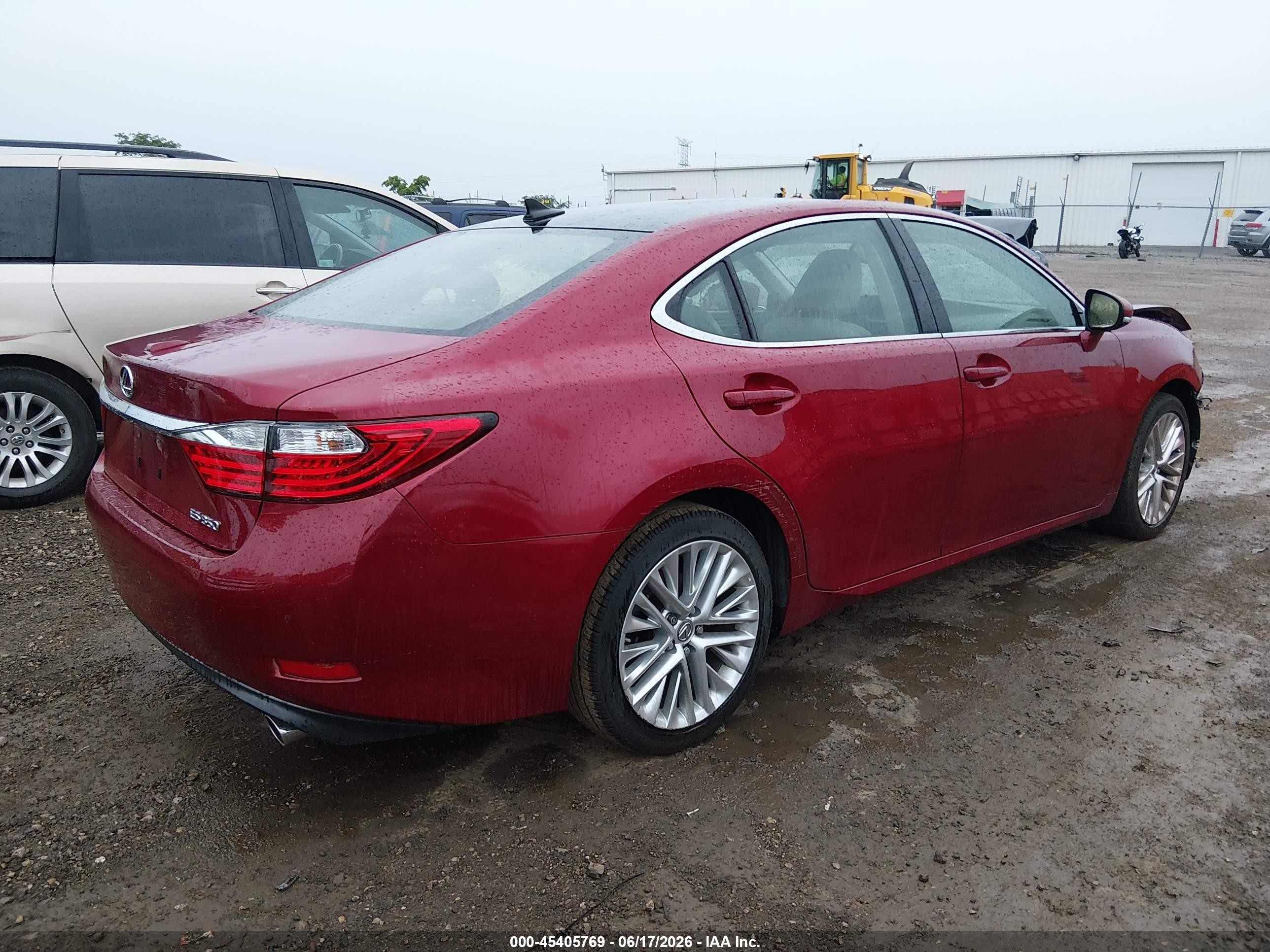 2013 Lexus Es 350   Red vin: JTHBK1GG5D2025416
