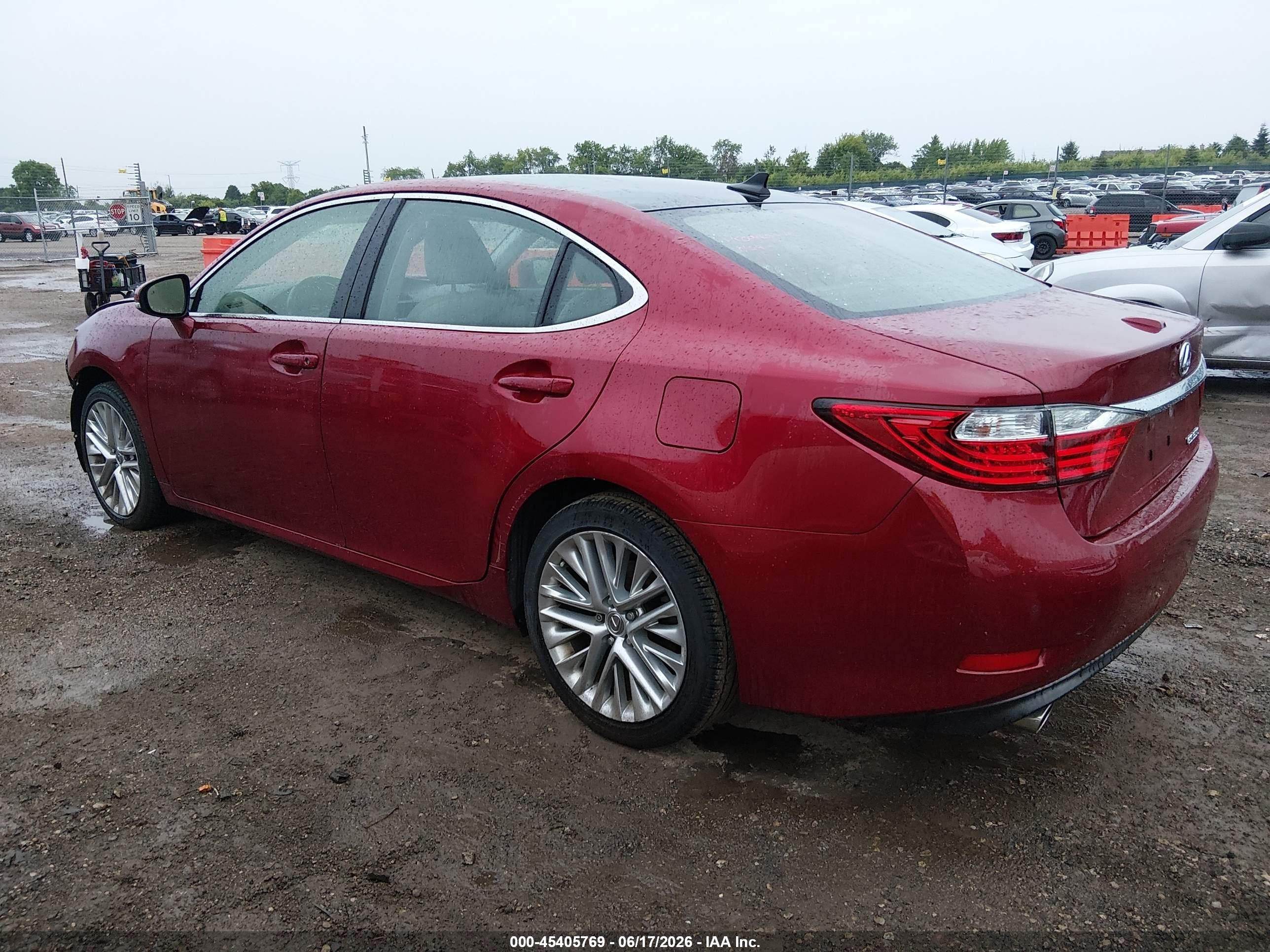 2013 Lexus Es 350   Red vin: JTHBK1GG5D2025416