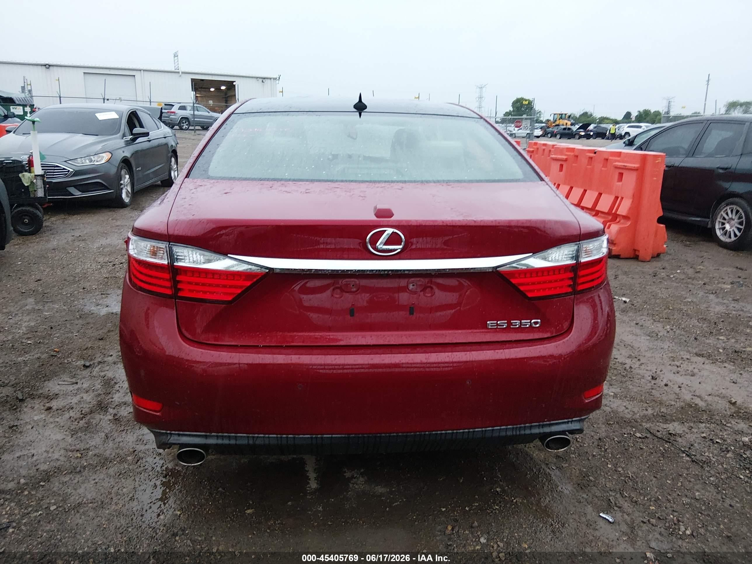 2013 Lexus Es 350   Red vin: JTHBK1GG5D2025416