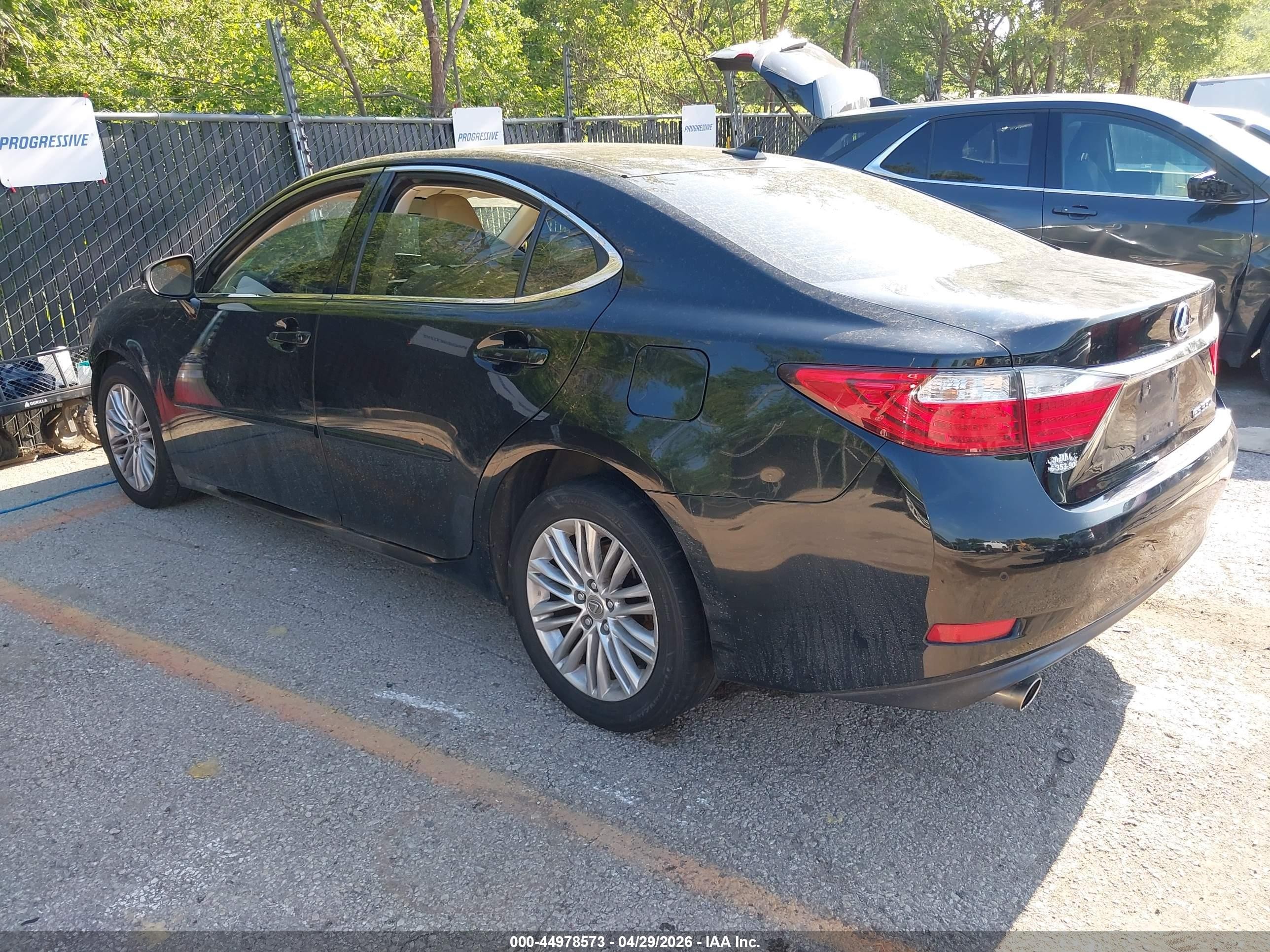 2013 Lexus Es 350   Black vin: JTHBK1GG5D2033757