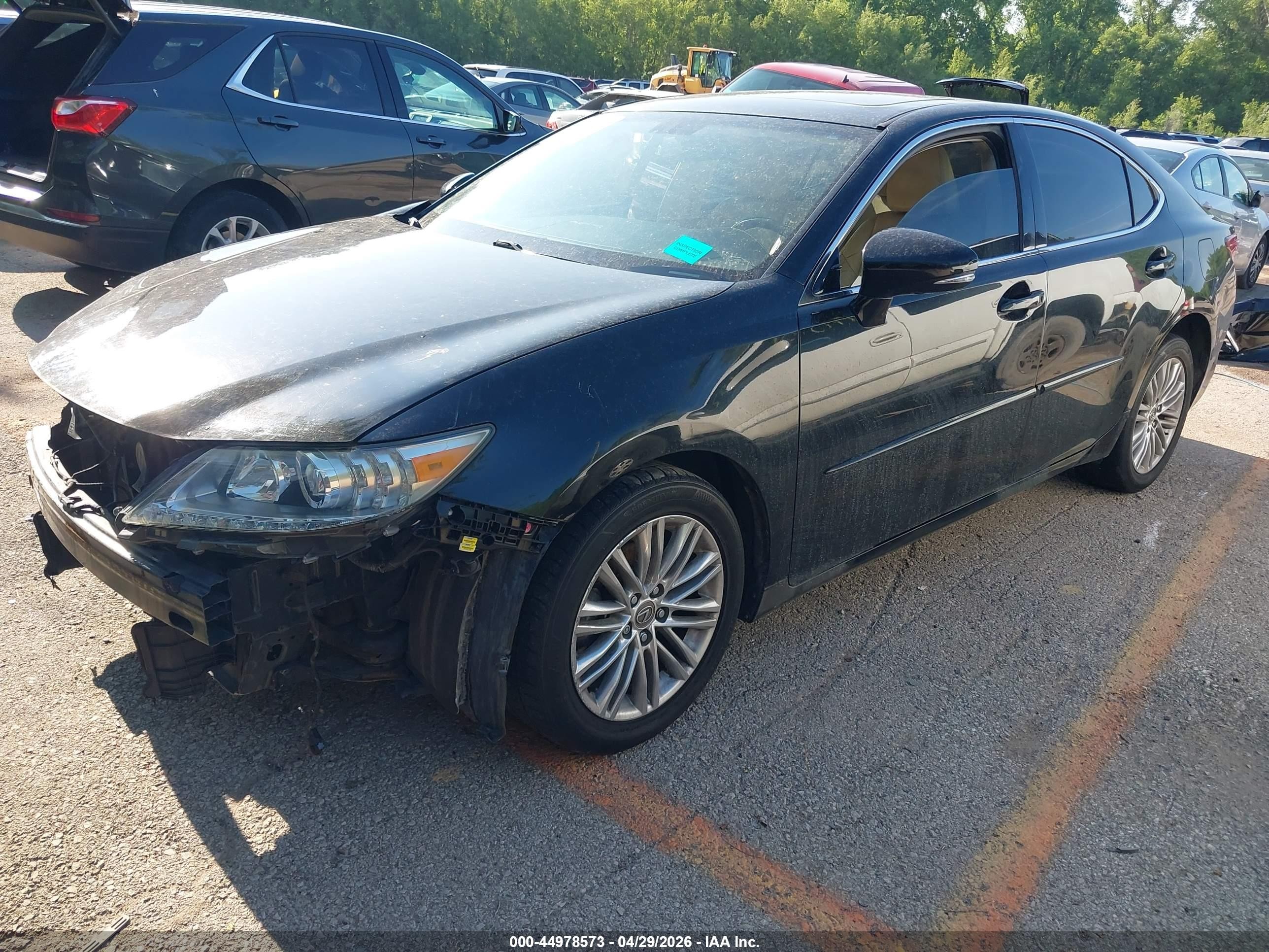 2013 Lexus Es 350   Black vin: JTHBK1GG5D2033757