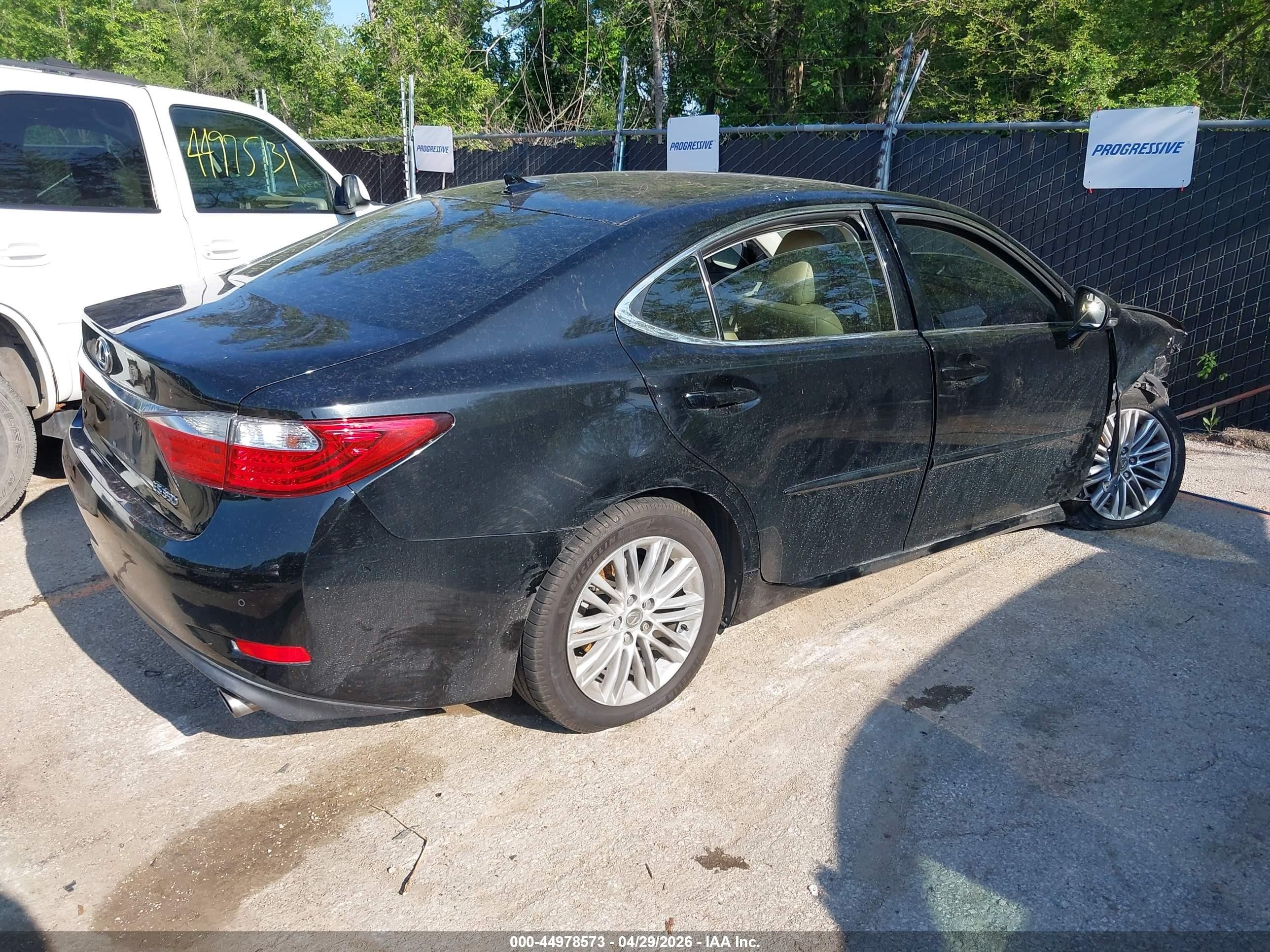 2013 Lexus Es 350   Black vin: JTHBK1GG5D2033757