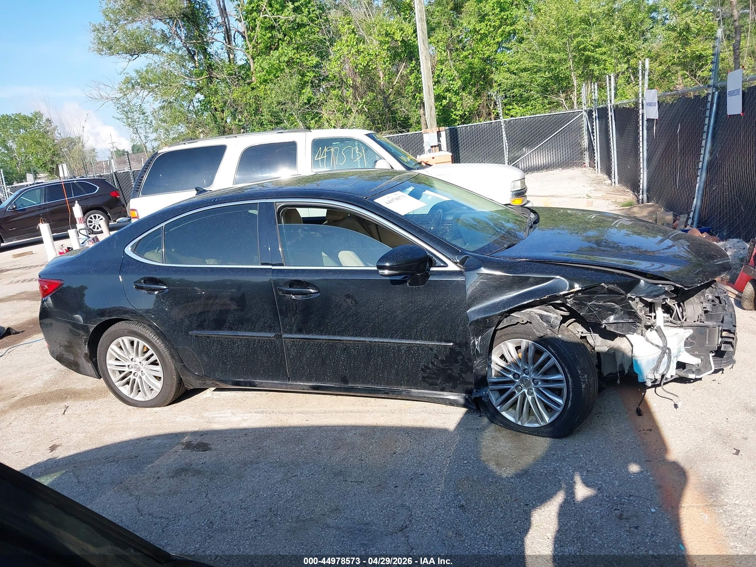2013 Lexus Es 350   Black vin: JTHBK1GG5D2033757