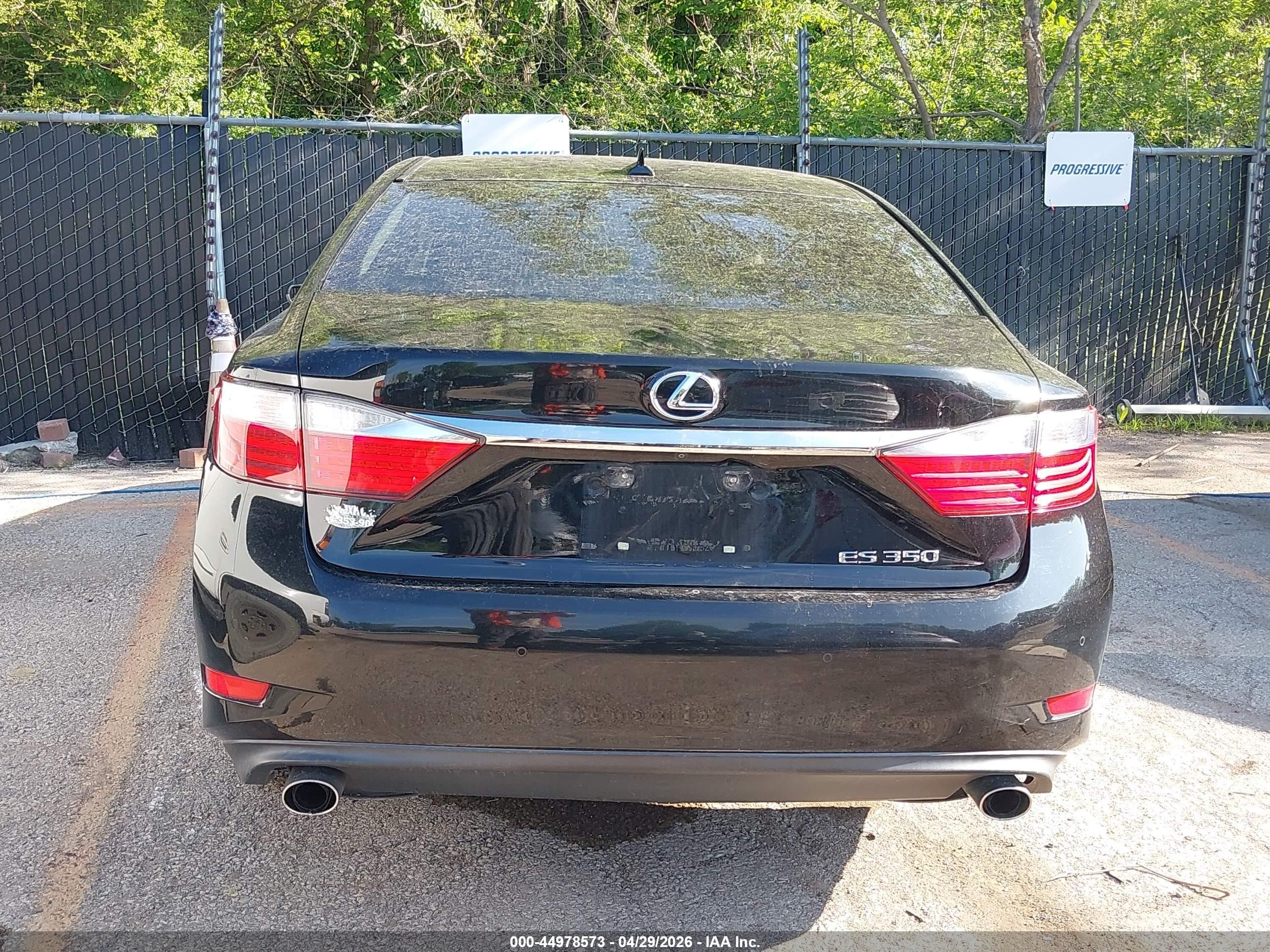 2013 Lexus Es 350   Black vin: JTHBK1GG5D2033757