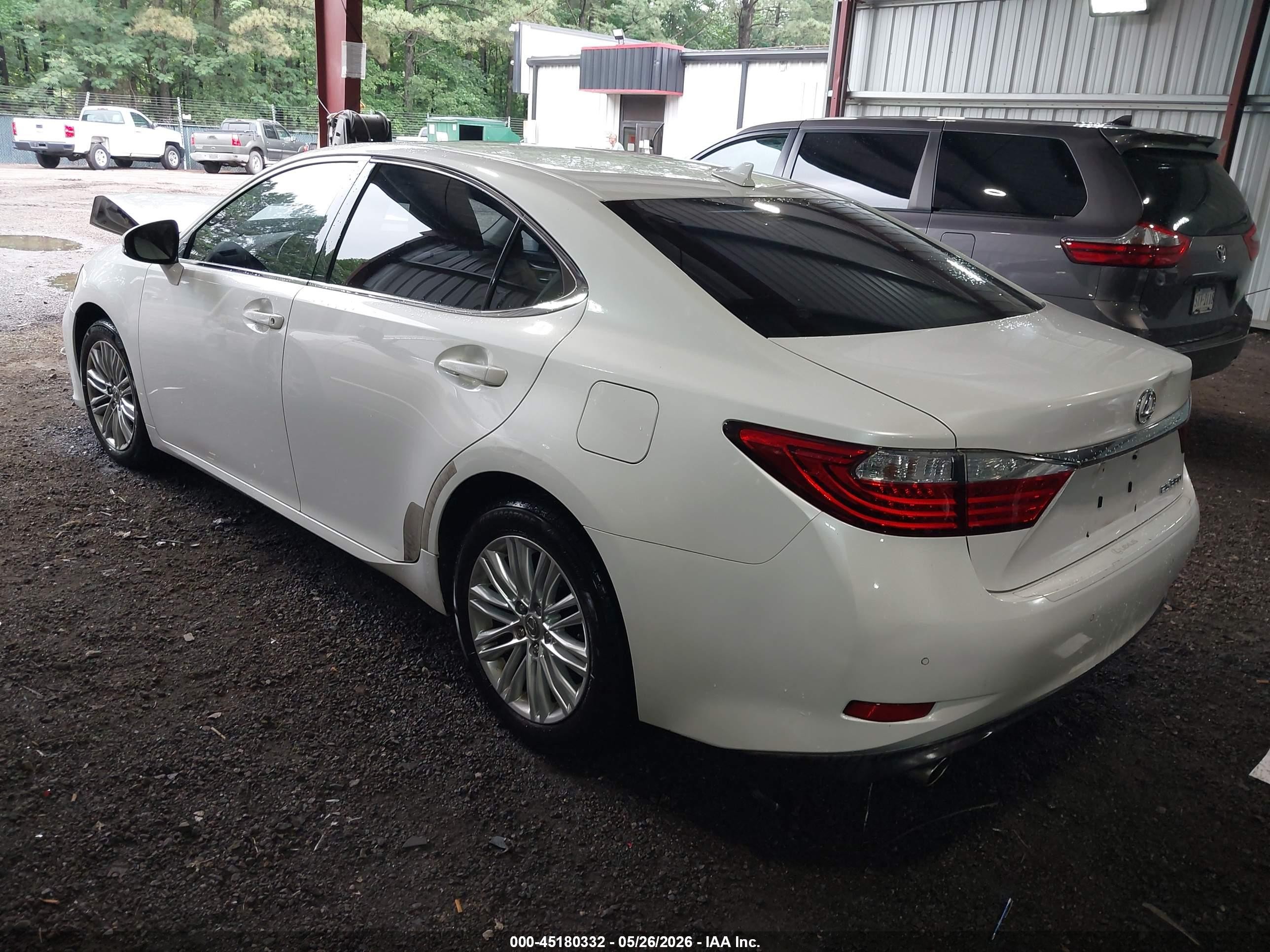 2013 Lexus Es 350 White vin: JTHBK1GG5D2043186