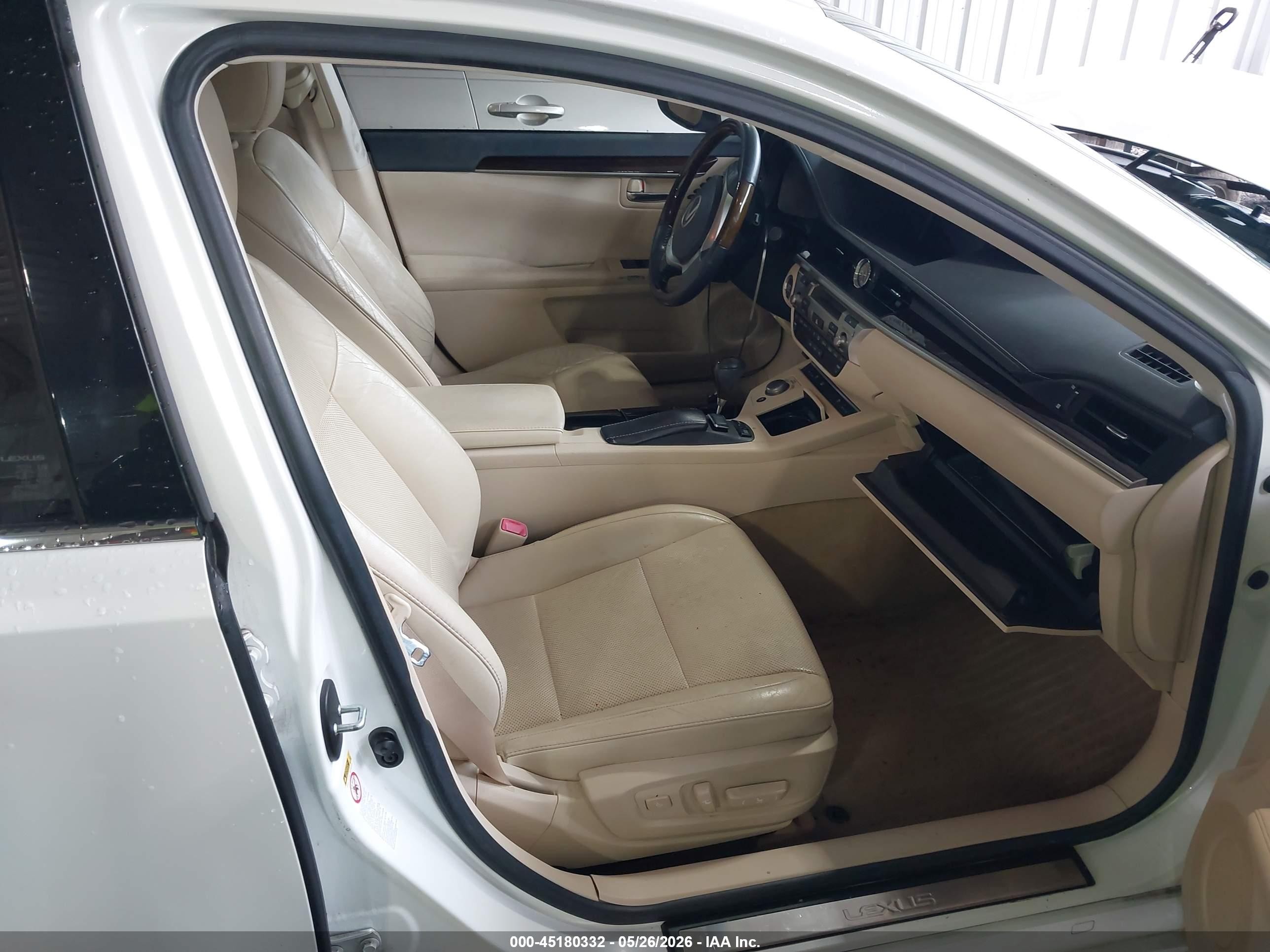2013 Lexus Es 350 White vin: JTHBK1GG5D2043186