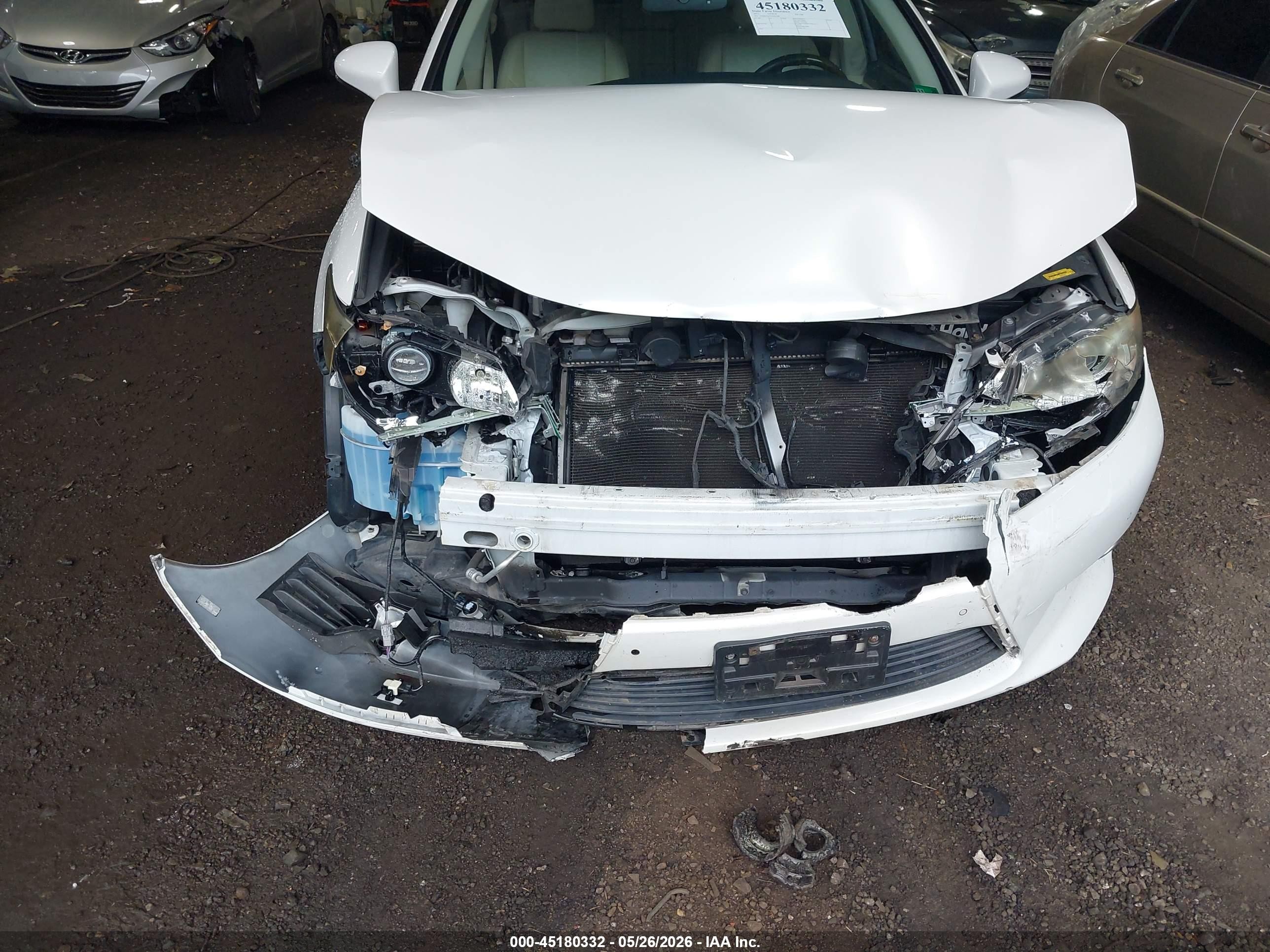 2013 Lexus Es 350 White vin: JTHBK1GG5D2043186