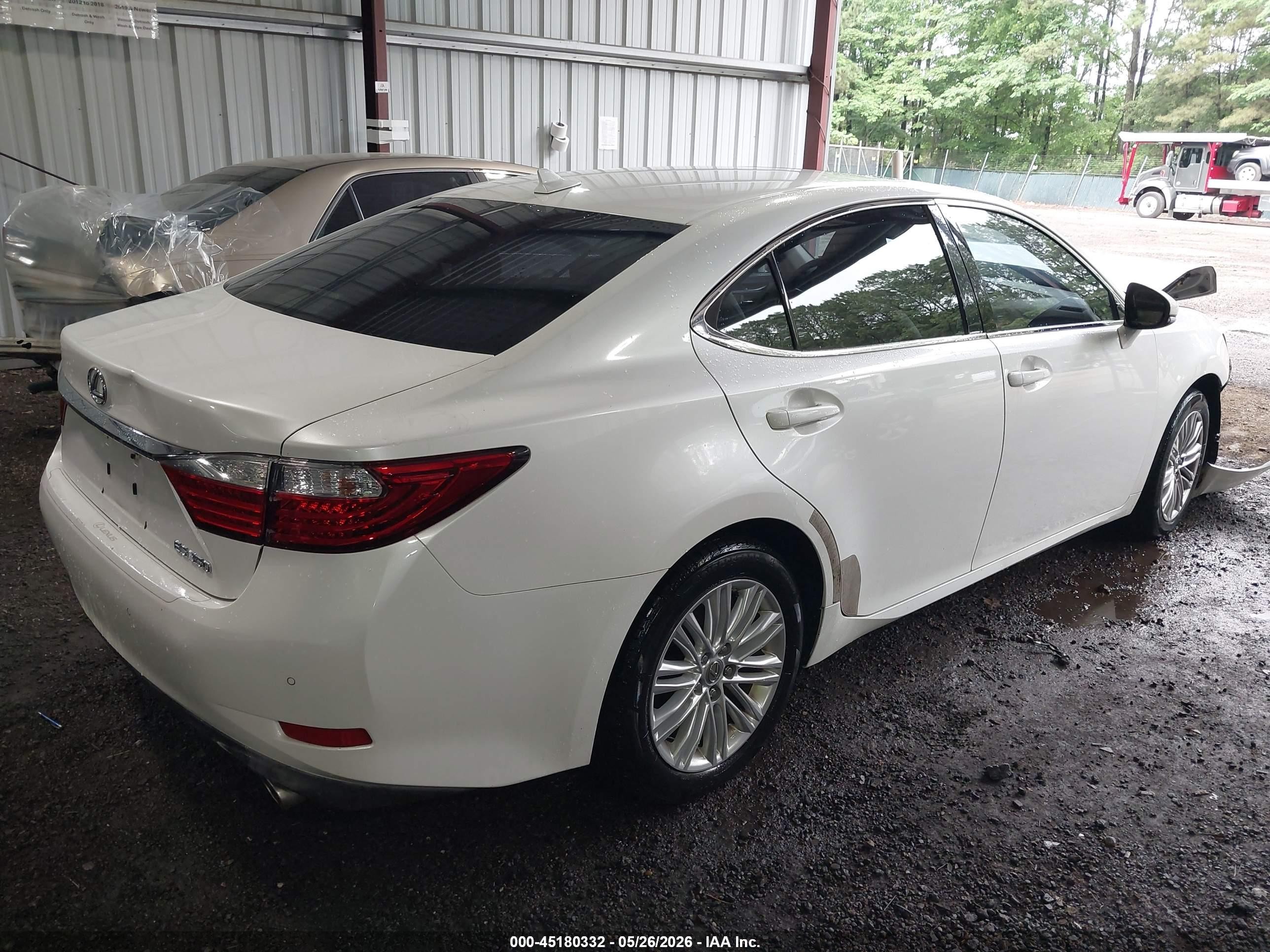 2013 Lexus Es 350 White vin: JTHBK1GG5D2043186