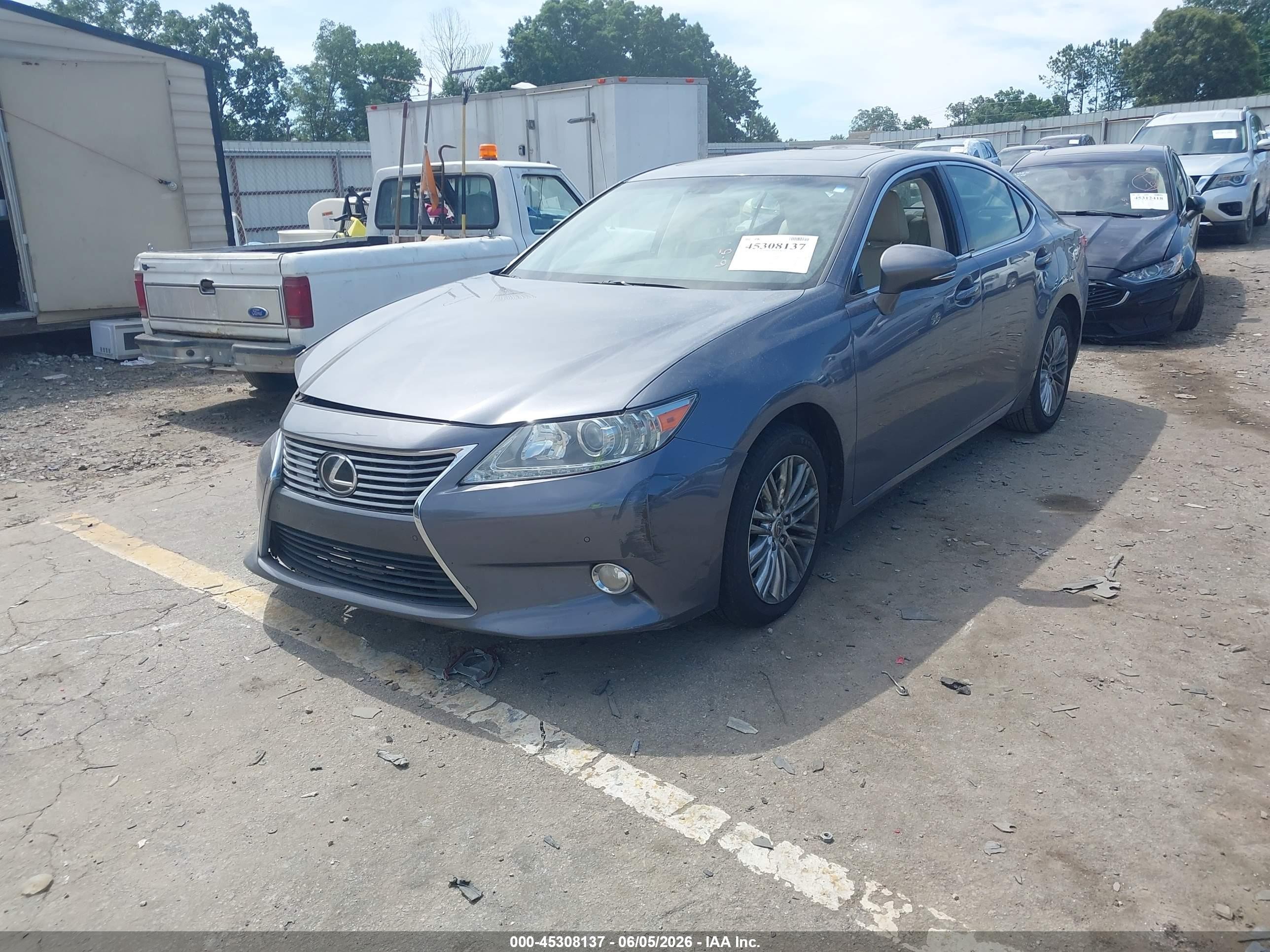 2013 Lexus Es 350 Gray vin: JTHBK1GG5D2045410