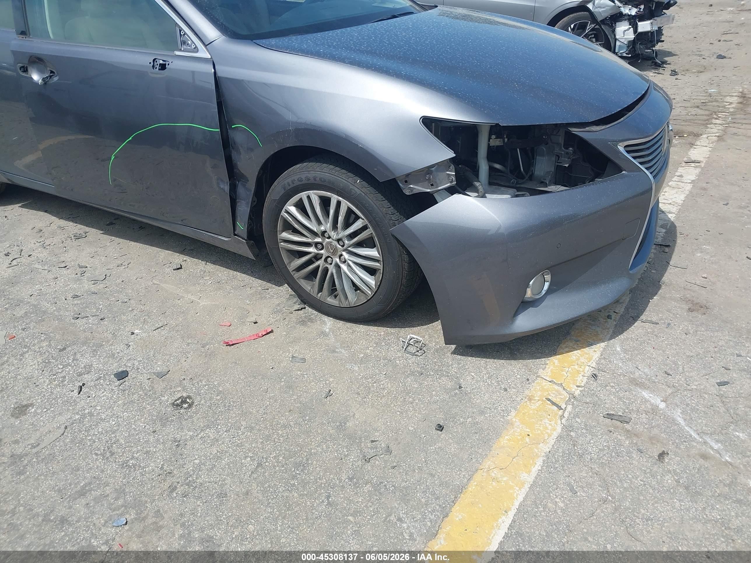 2013 Lexus Es 350 Gray vin: JTHBK1GG5D2045410