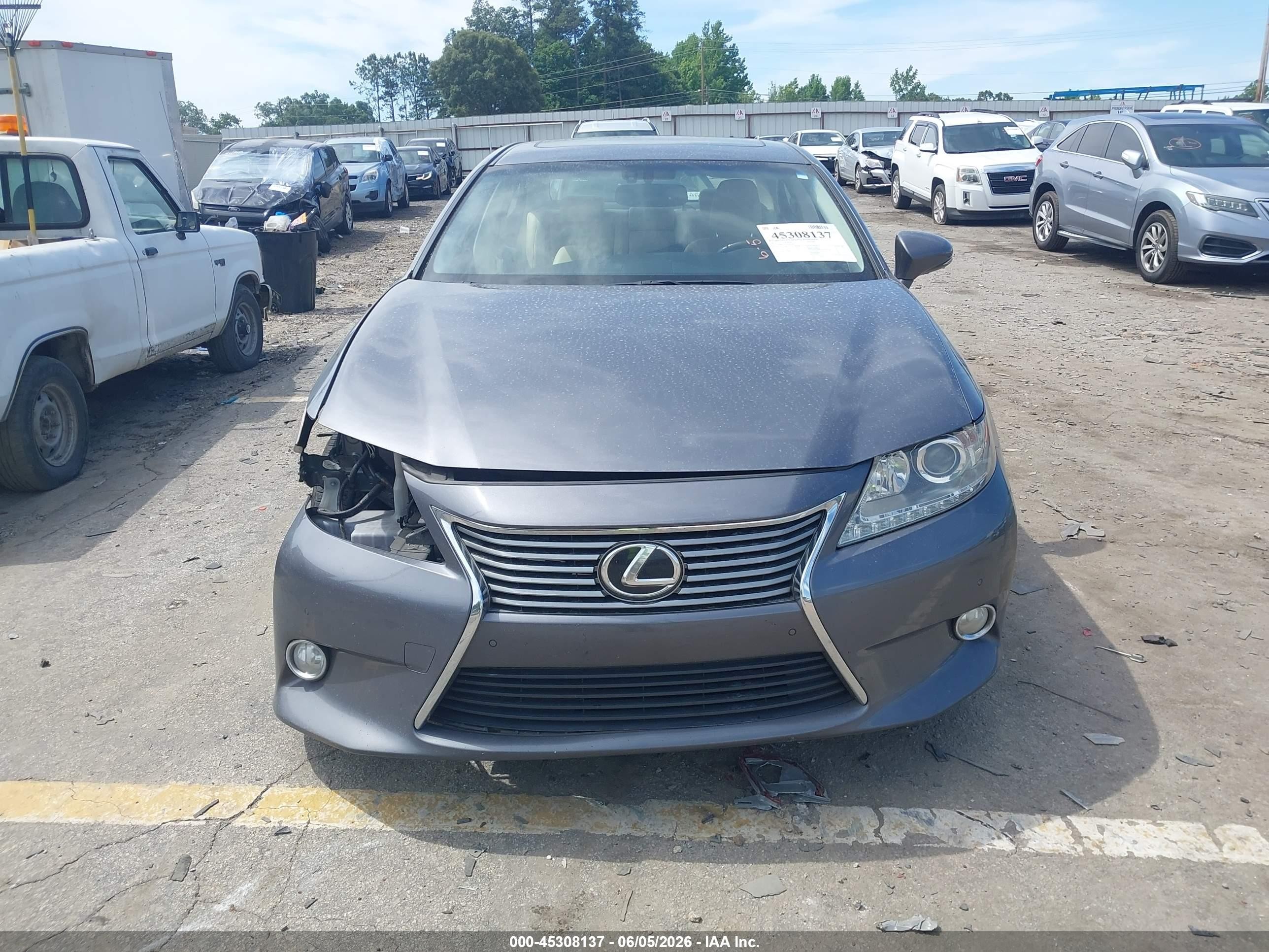 2013 Lexus Es 350 Gray vin: JTHBK1GG5D2045410