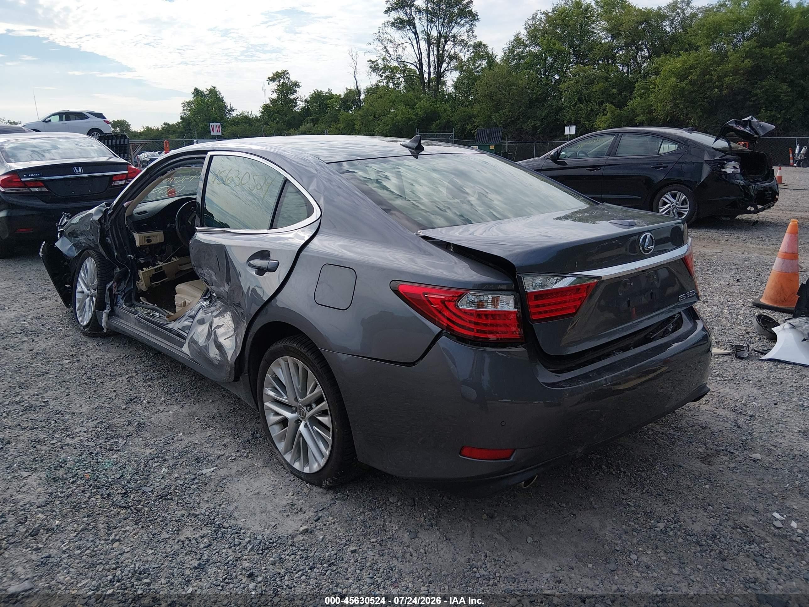 2013 Lexus Es 350   Gray vin: JTHBK1GG5D2049019