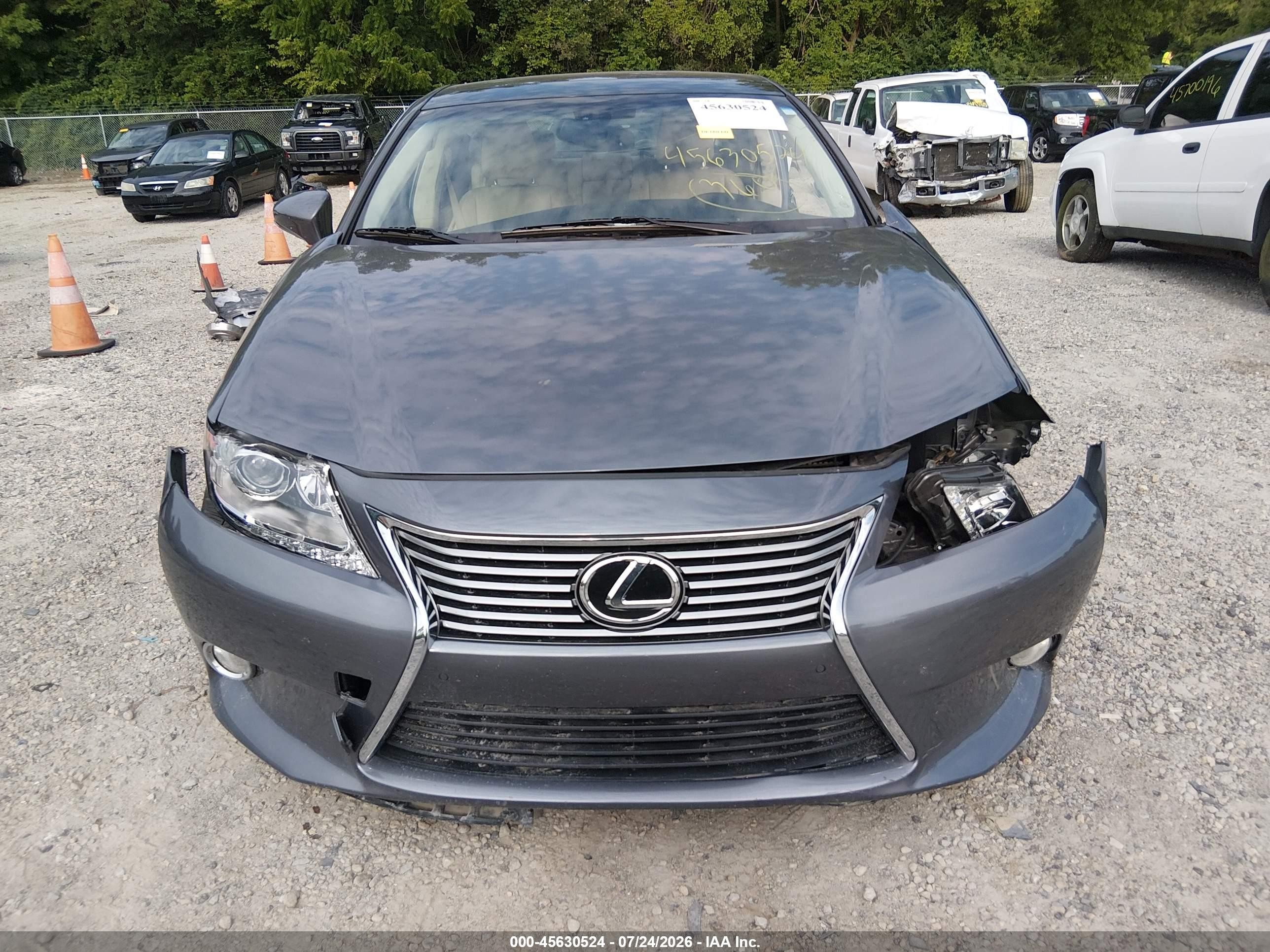 2013 Lexus Es 350   Gray vin: JTHBK1GG5D2049019