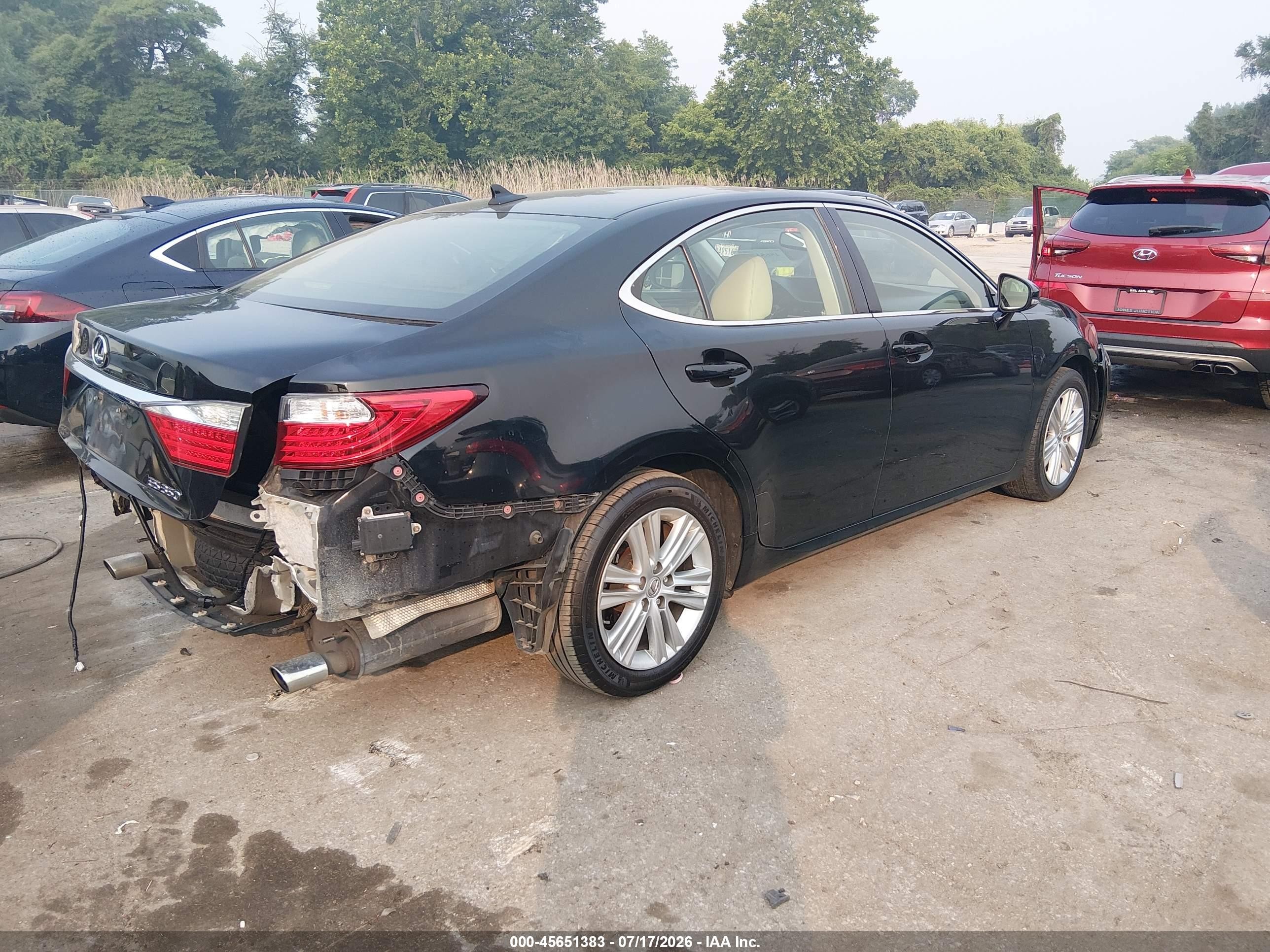 2013 Lexus Es 350   Black vin: JTHBK1GG5D2054916