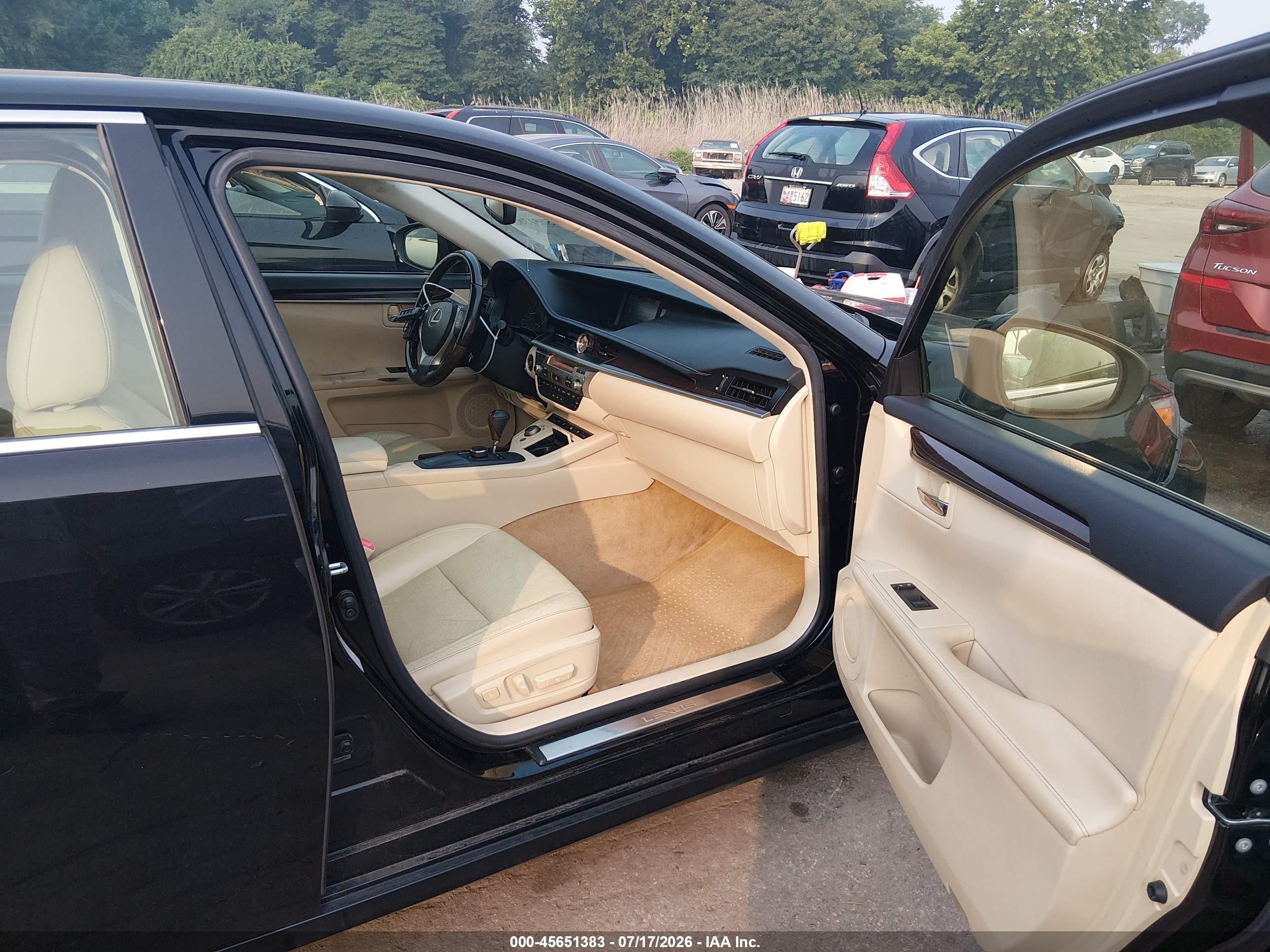 2013 Lexus Es 350   Black vin: JTHBK1GG5D2054916