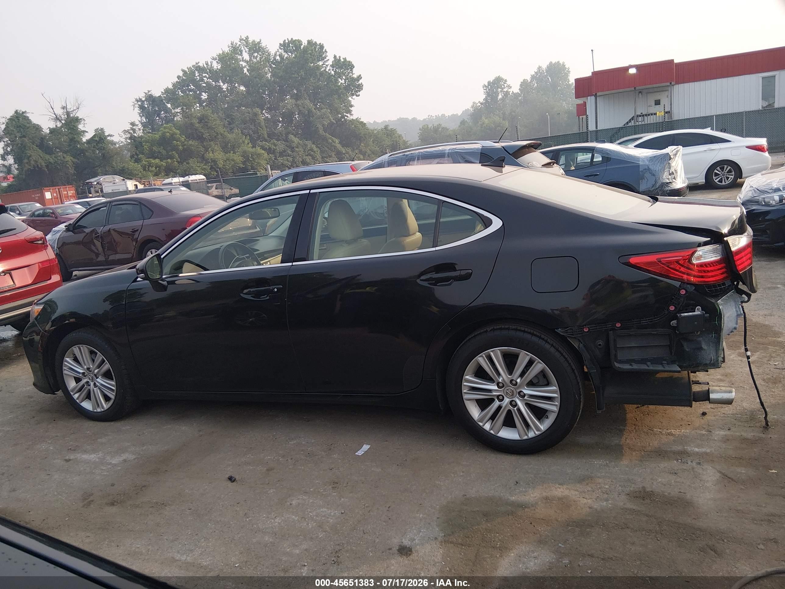 2013 Lexus Es 350   Black vin: JTHBK1GG5D2054916