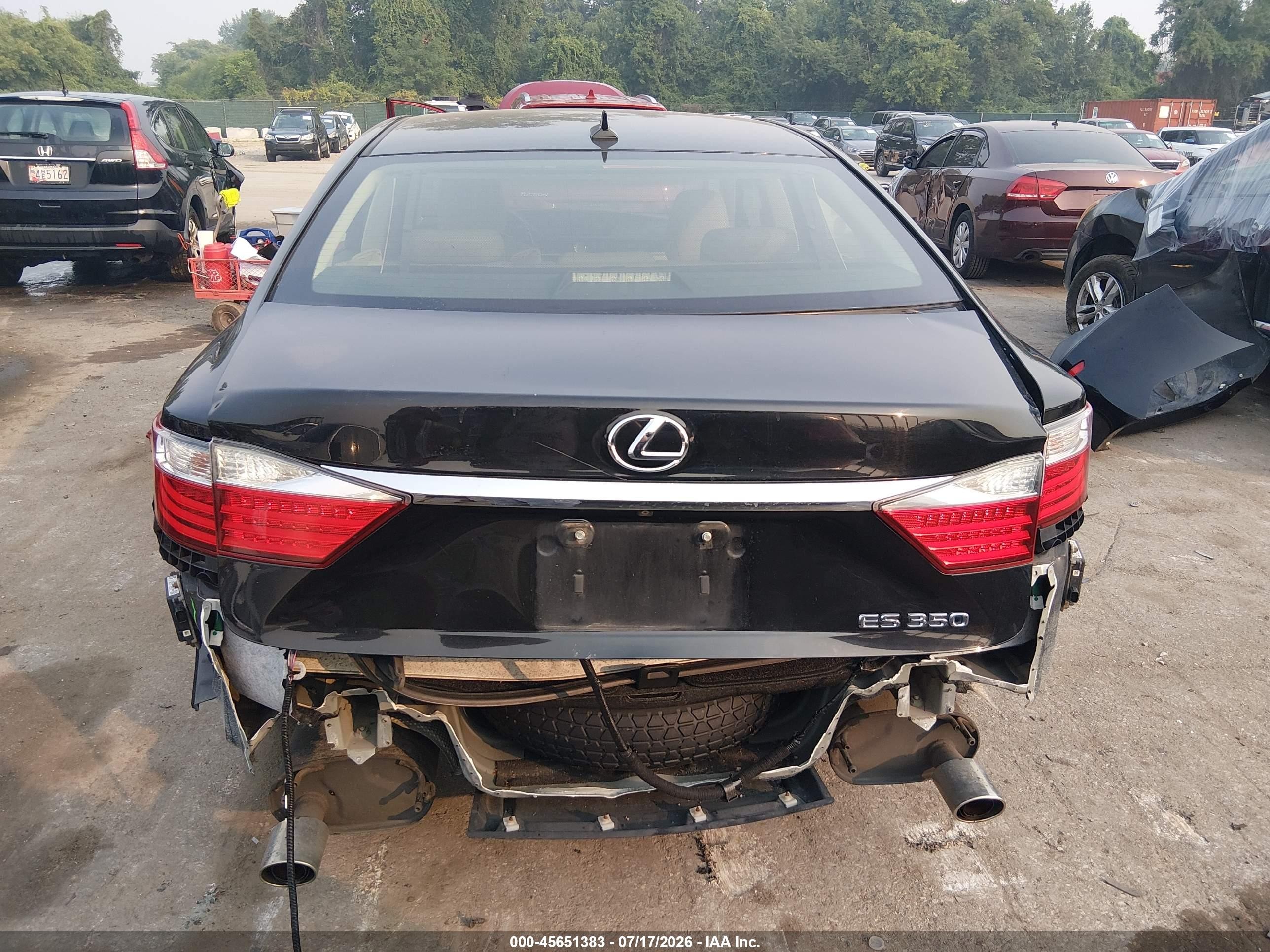 2013 Lexus Es 350   Black vin: JTHBK1GG5D2054916